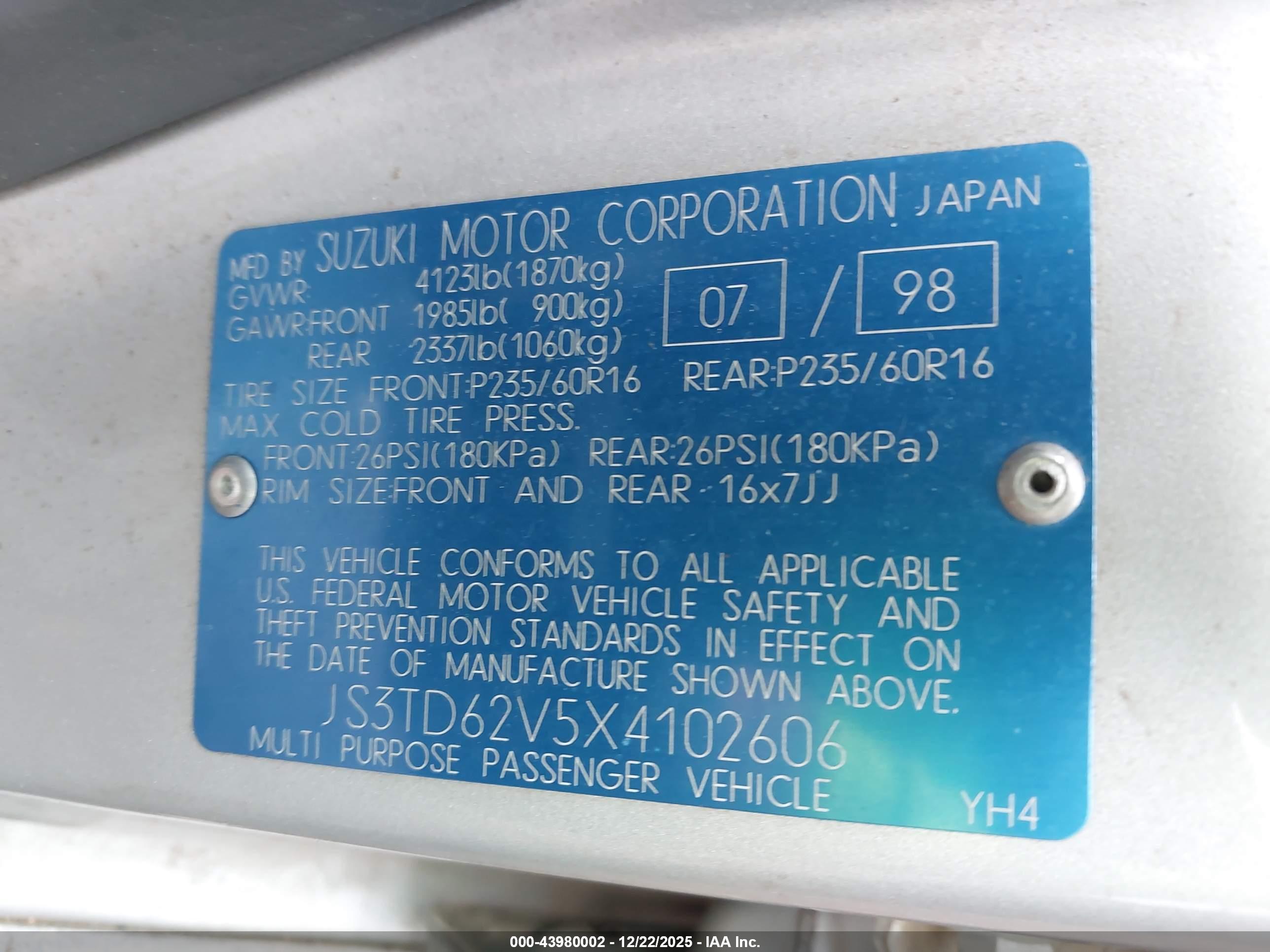 SUZUKI GRAND image 9