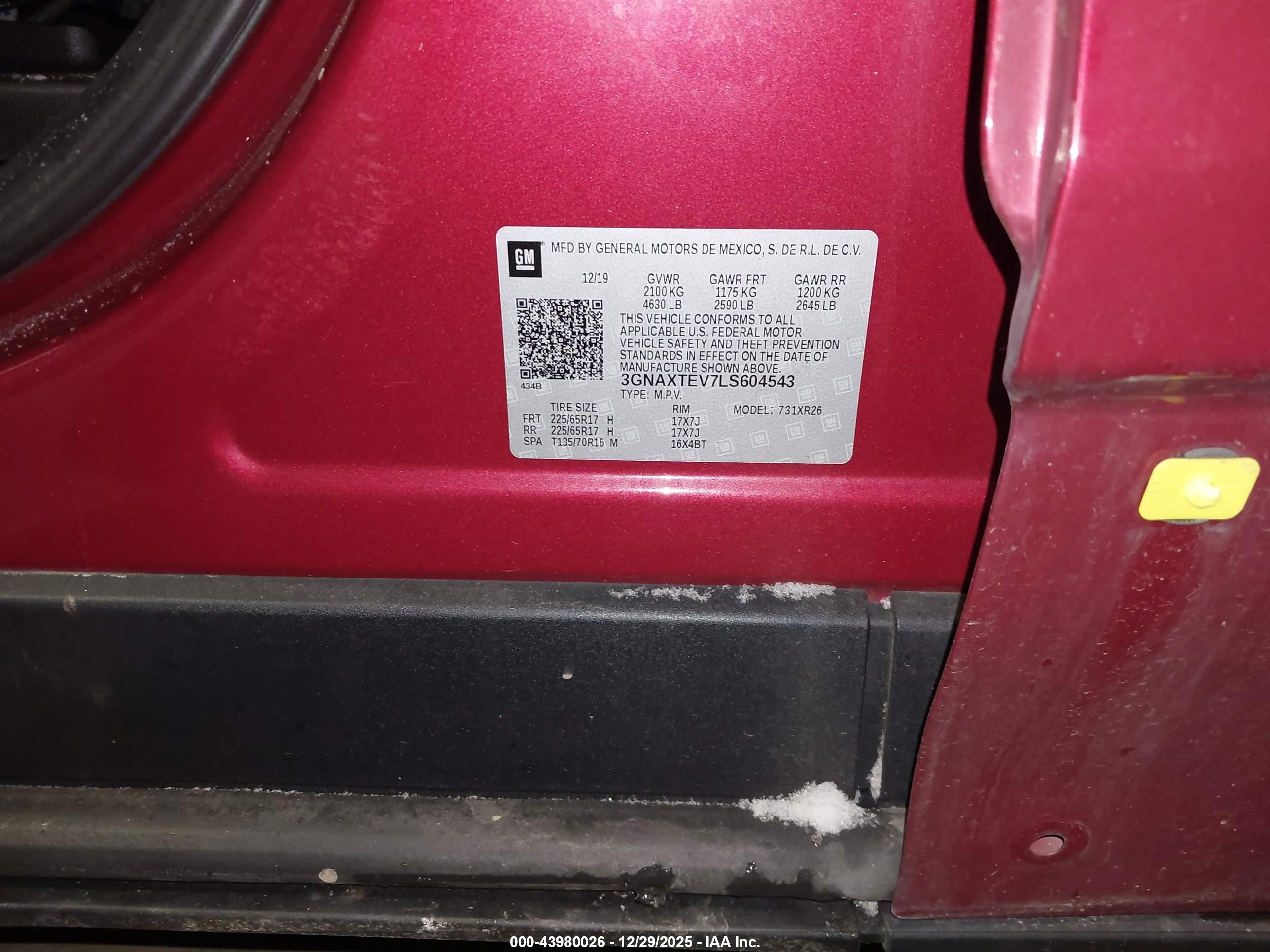 CHEVROLET EQUINOX image 9