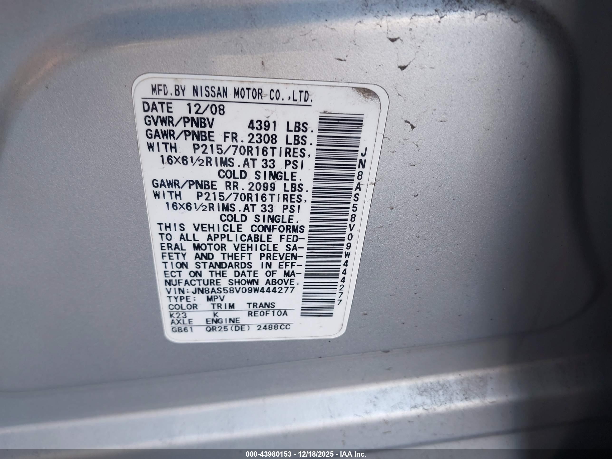 NISSAN ROGUE image 9