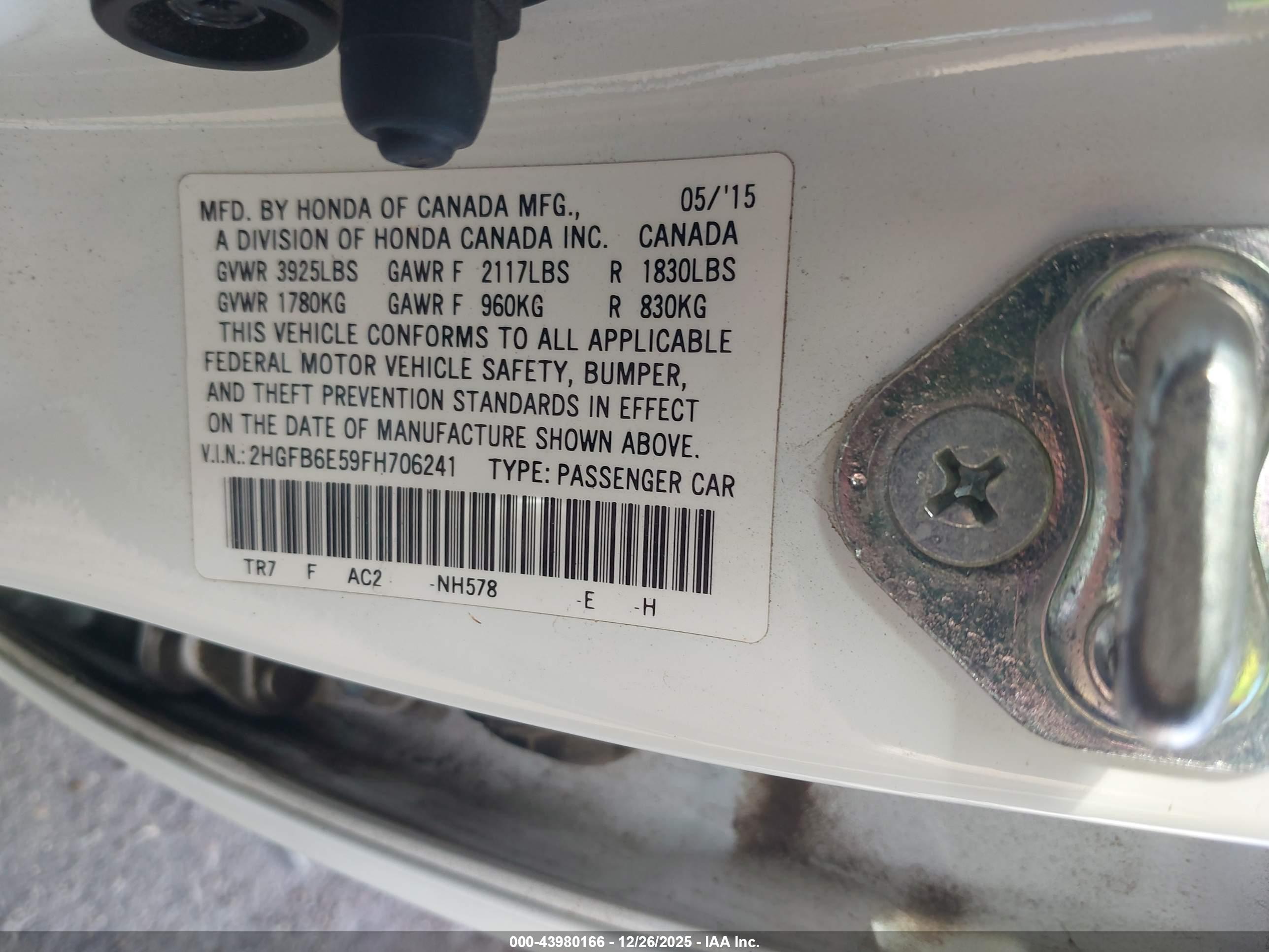 HONDA CIVIC image 9