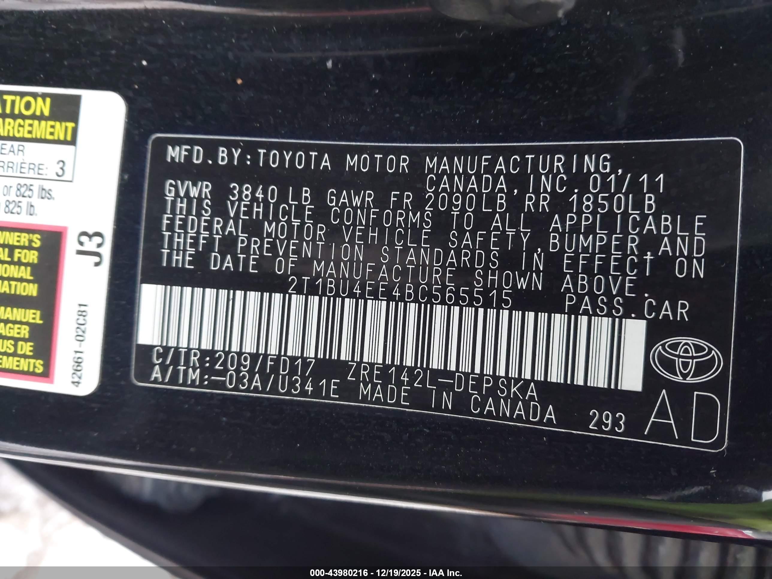 TOYOTA COROLLA image 9
