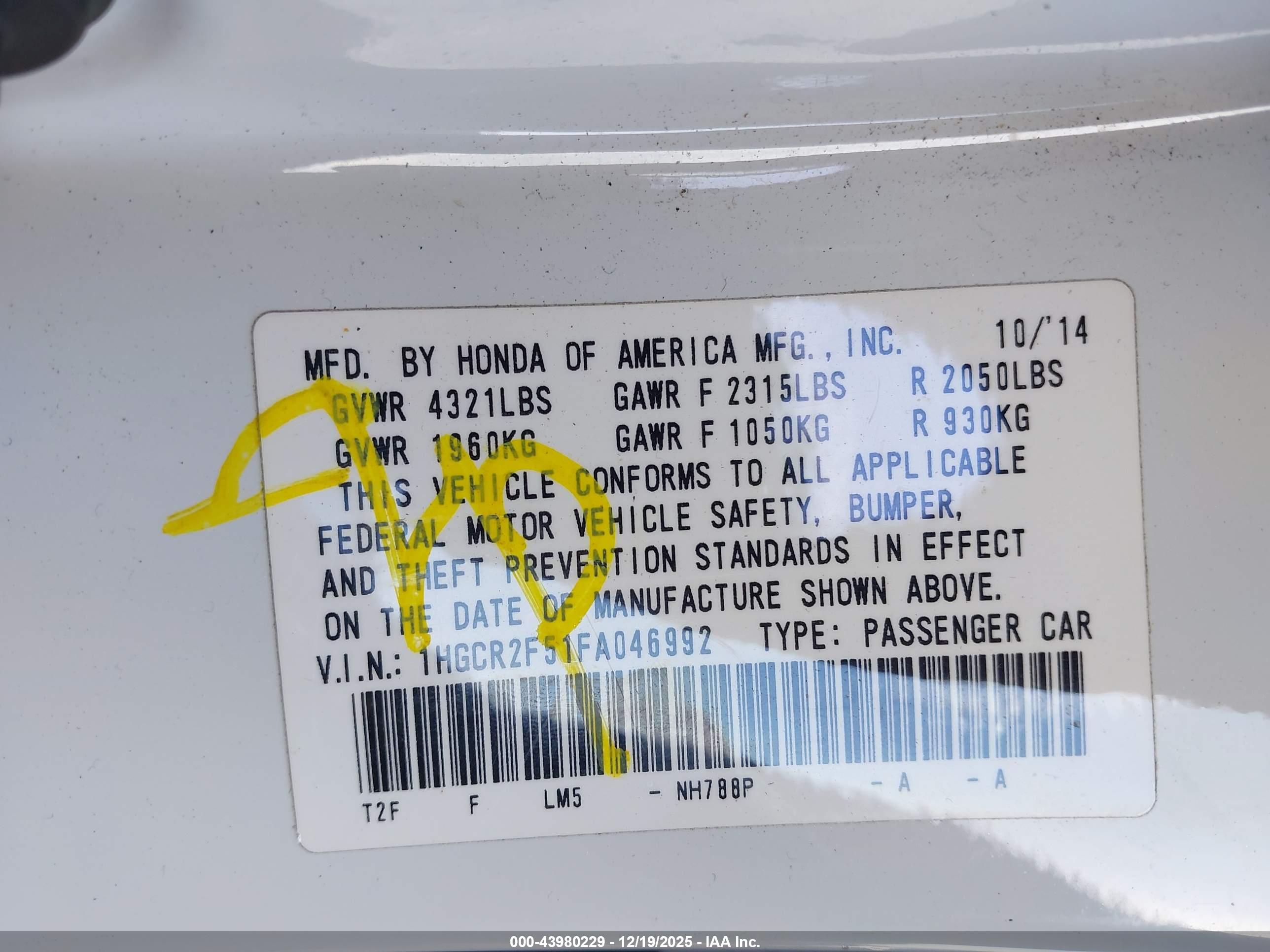 HONDA ACCORD image 9