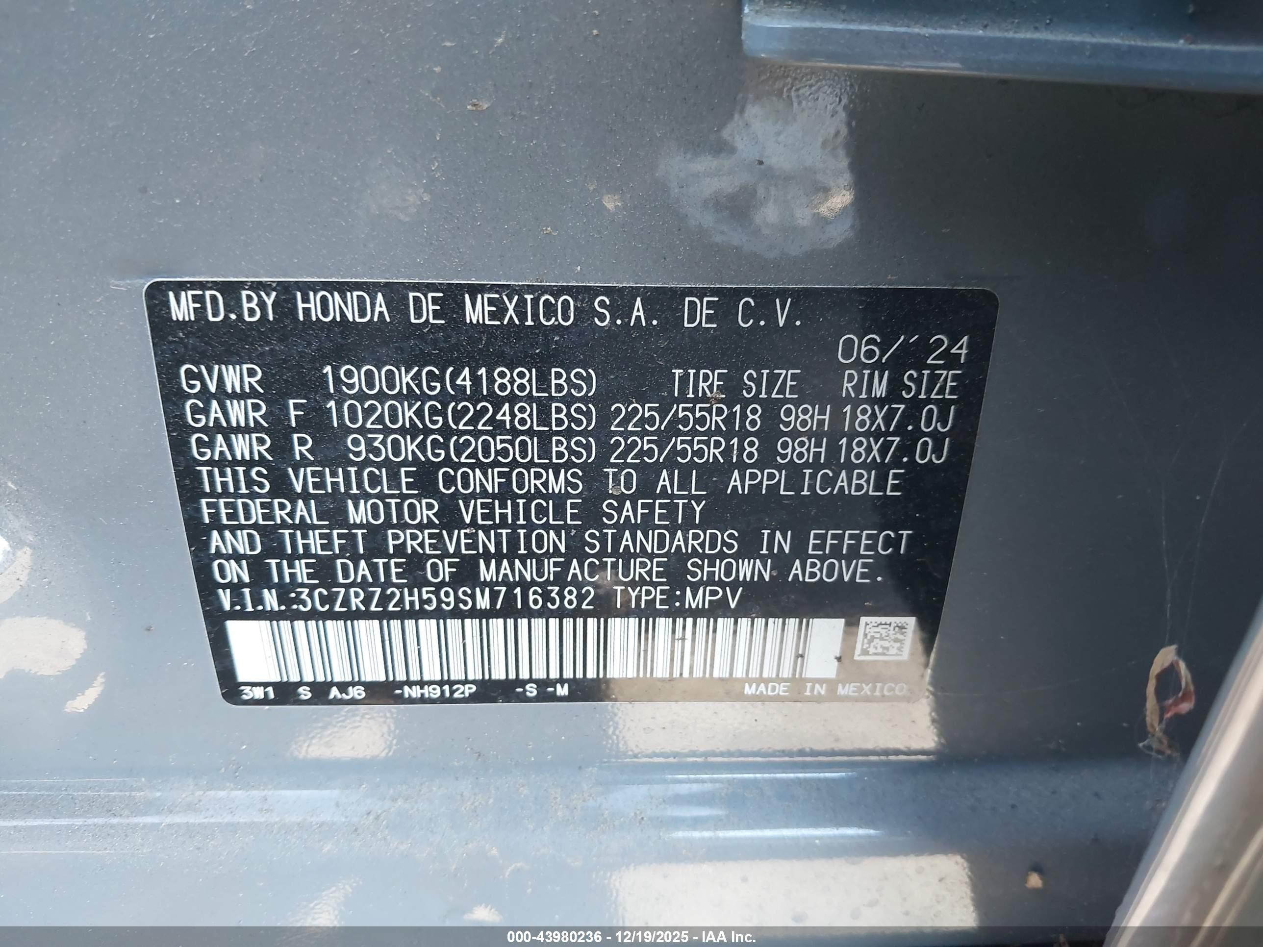HONDA HR-V image 9