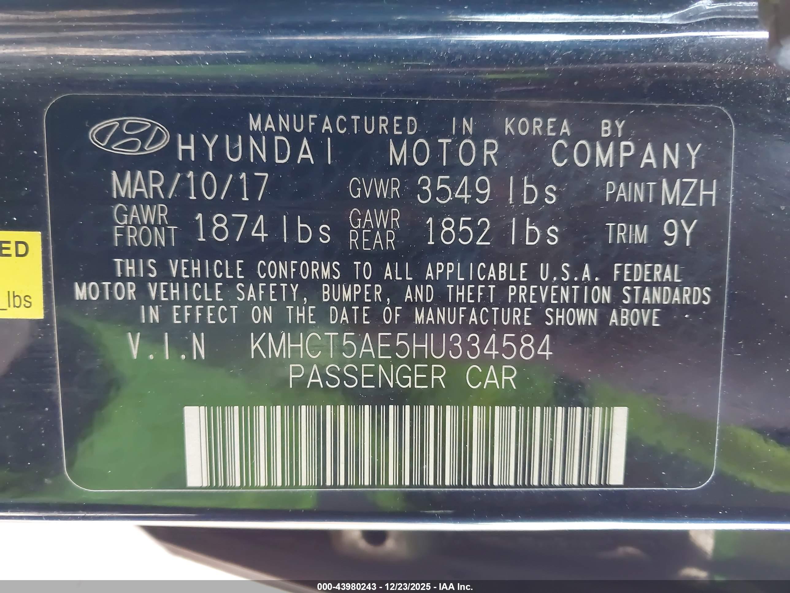 HYUNDAI ACCENT image 9