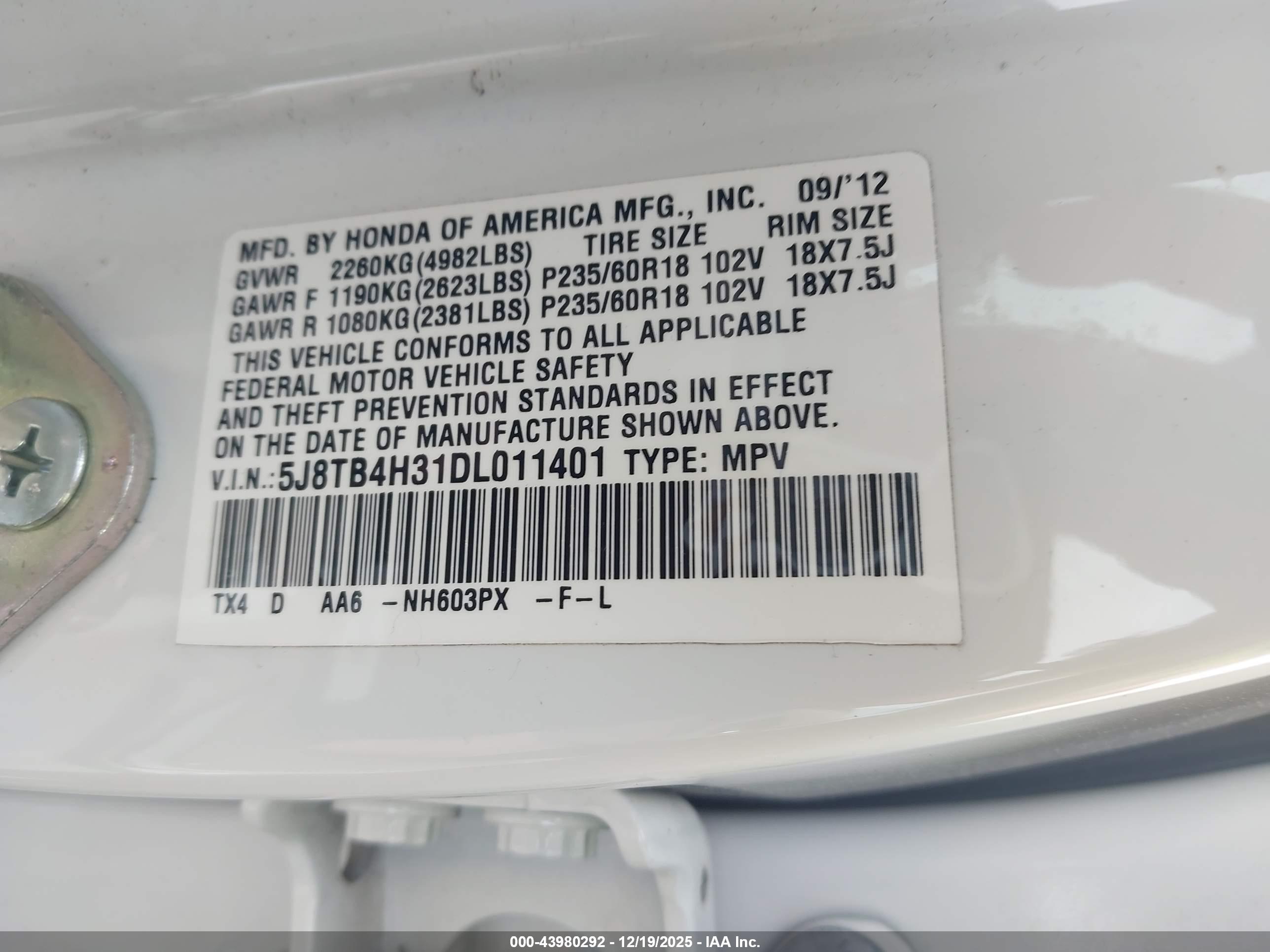 ACURA RDX image 9