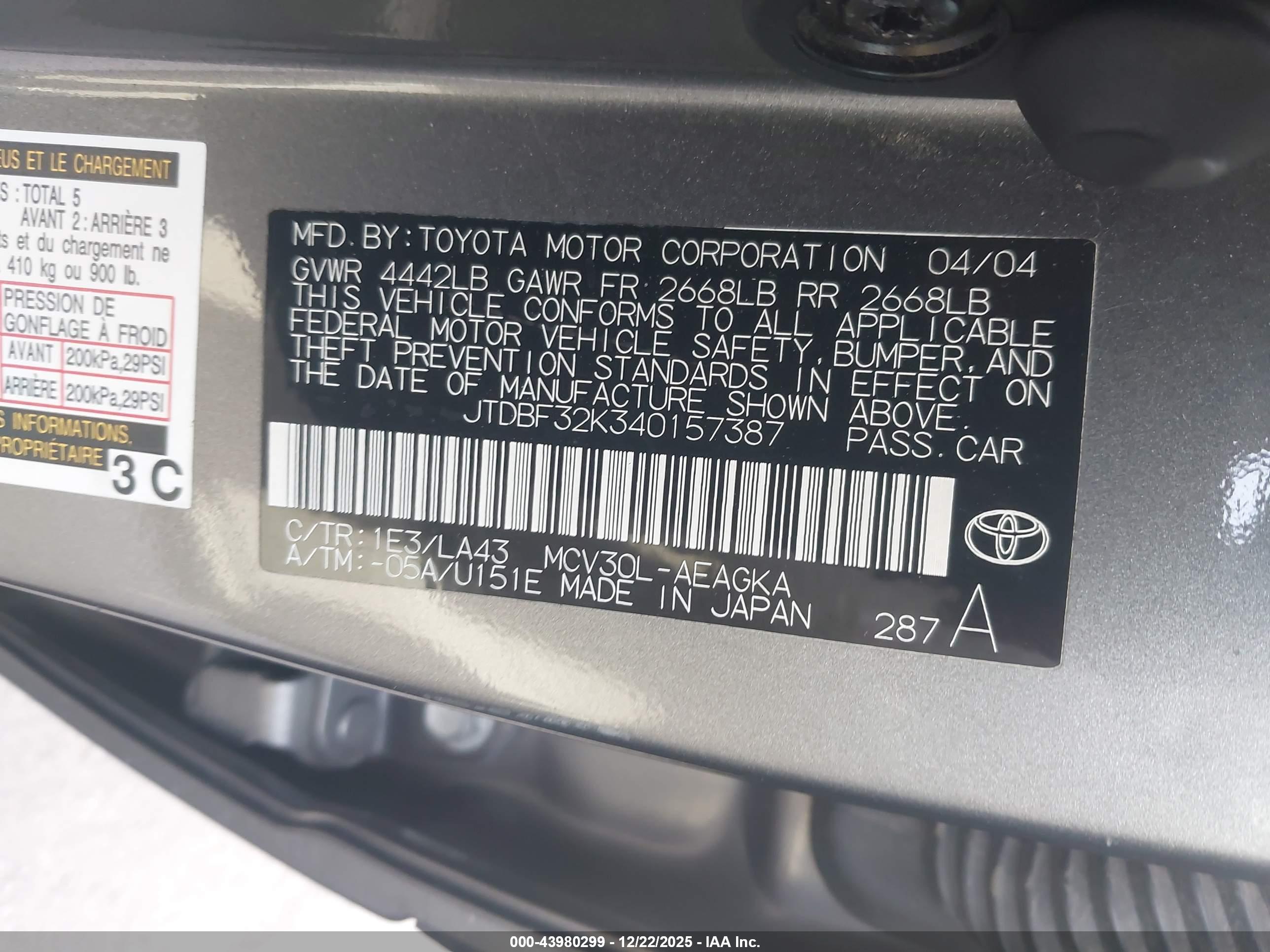 TOYOTA CAMRY image 9