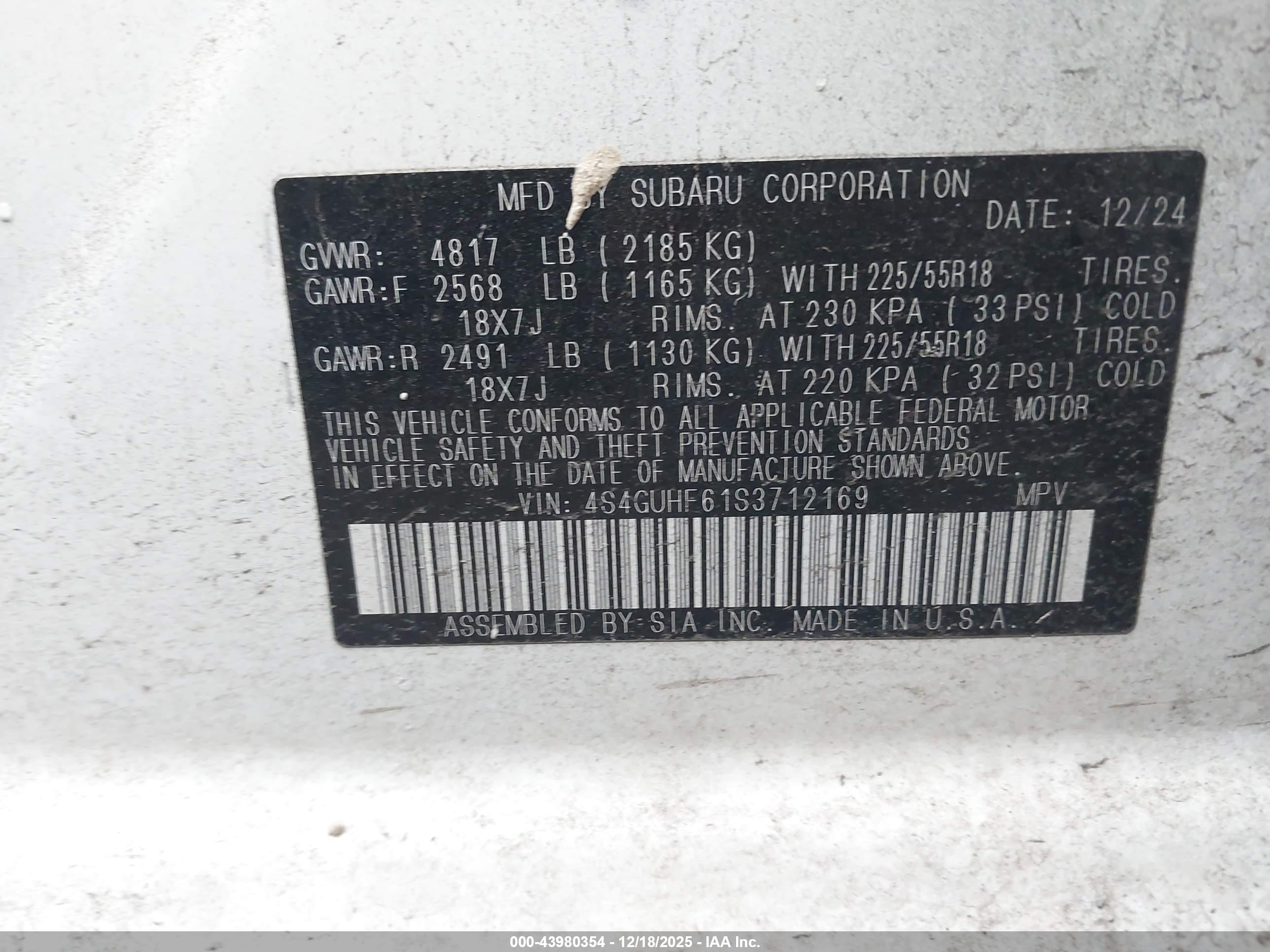 SUBARU CROSSTREK image 9