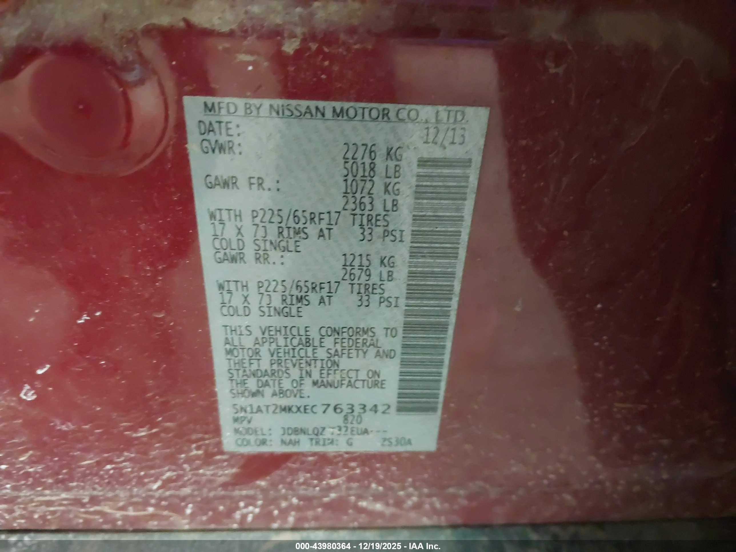NISSAN ROGUE image 9