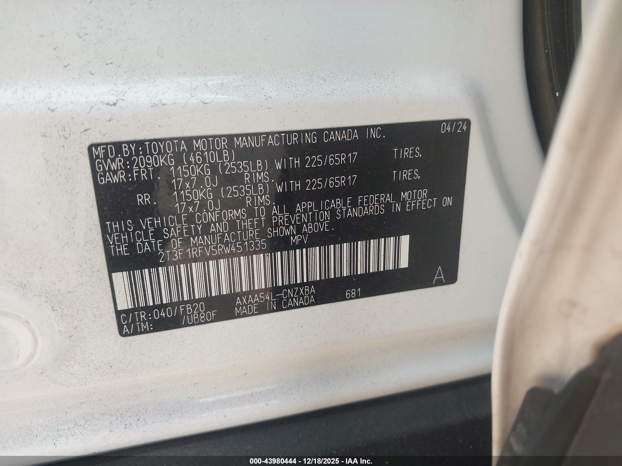 TOYOTA RAV4 image 9