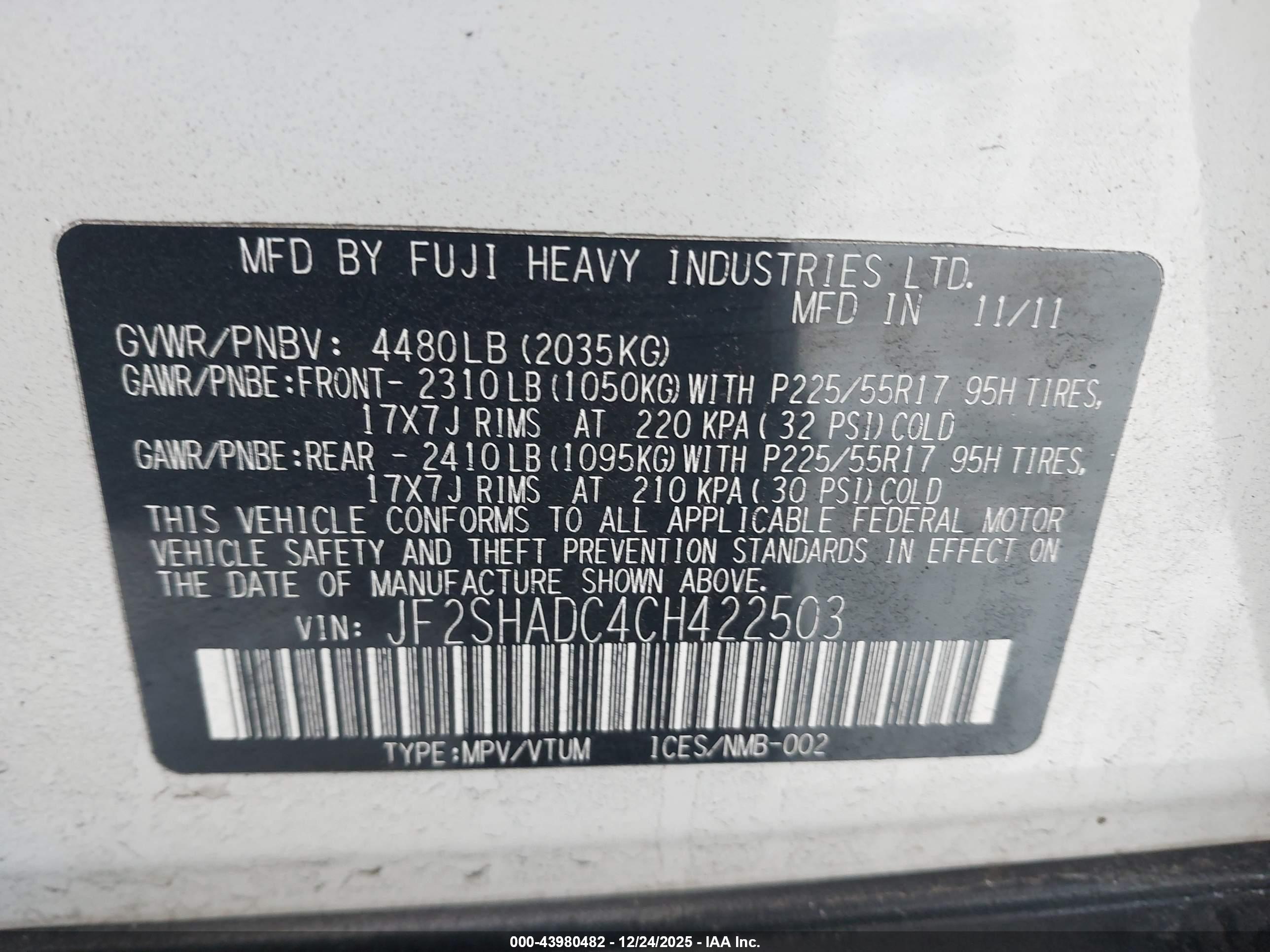 SUBARU FORESTER image 9