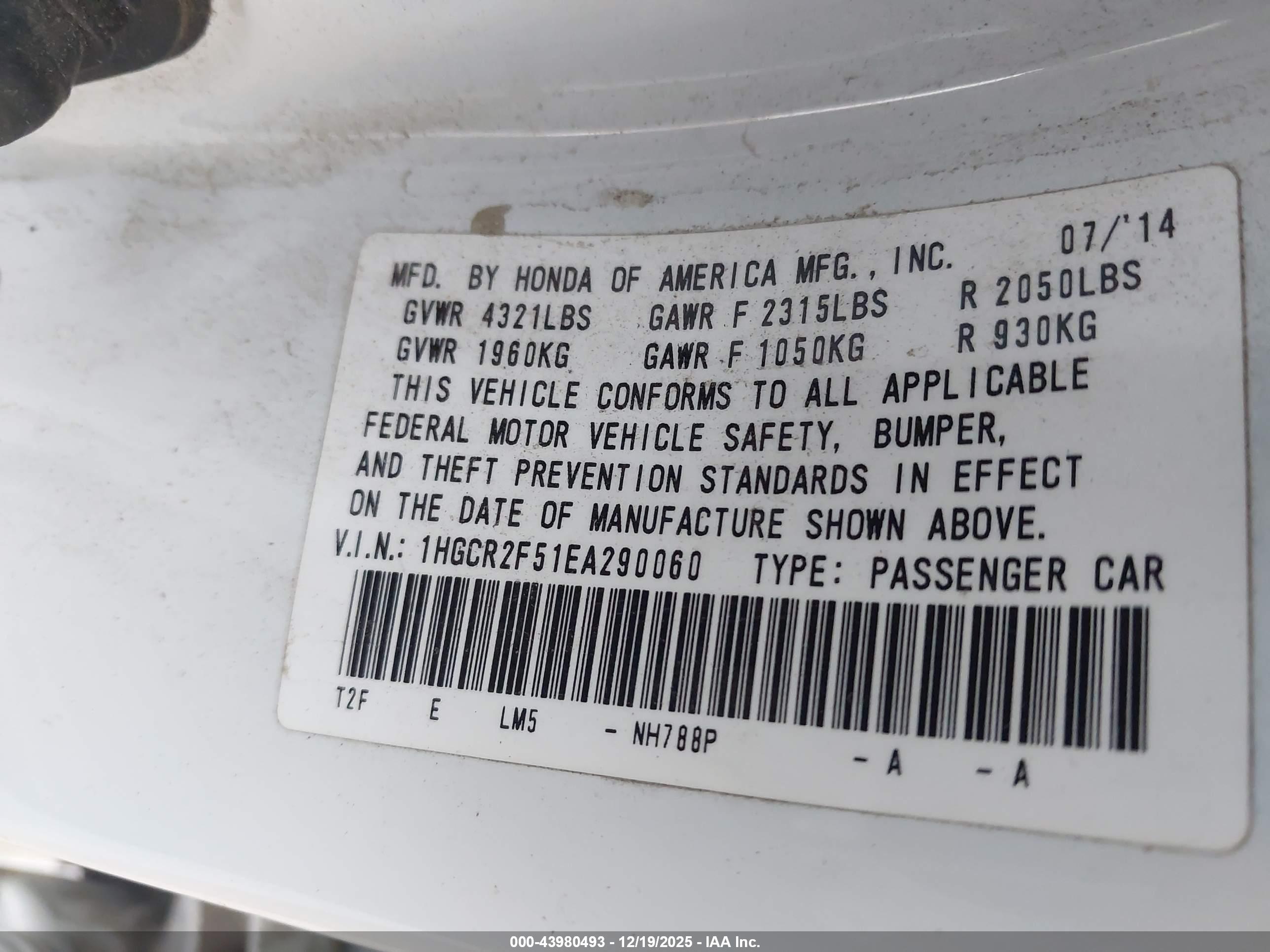 HONDA ACCORD image 9