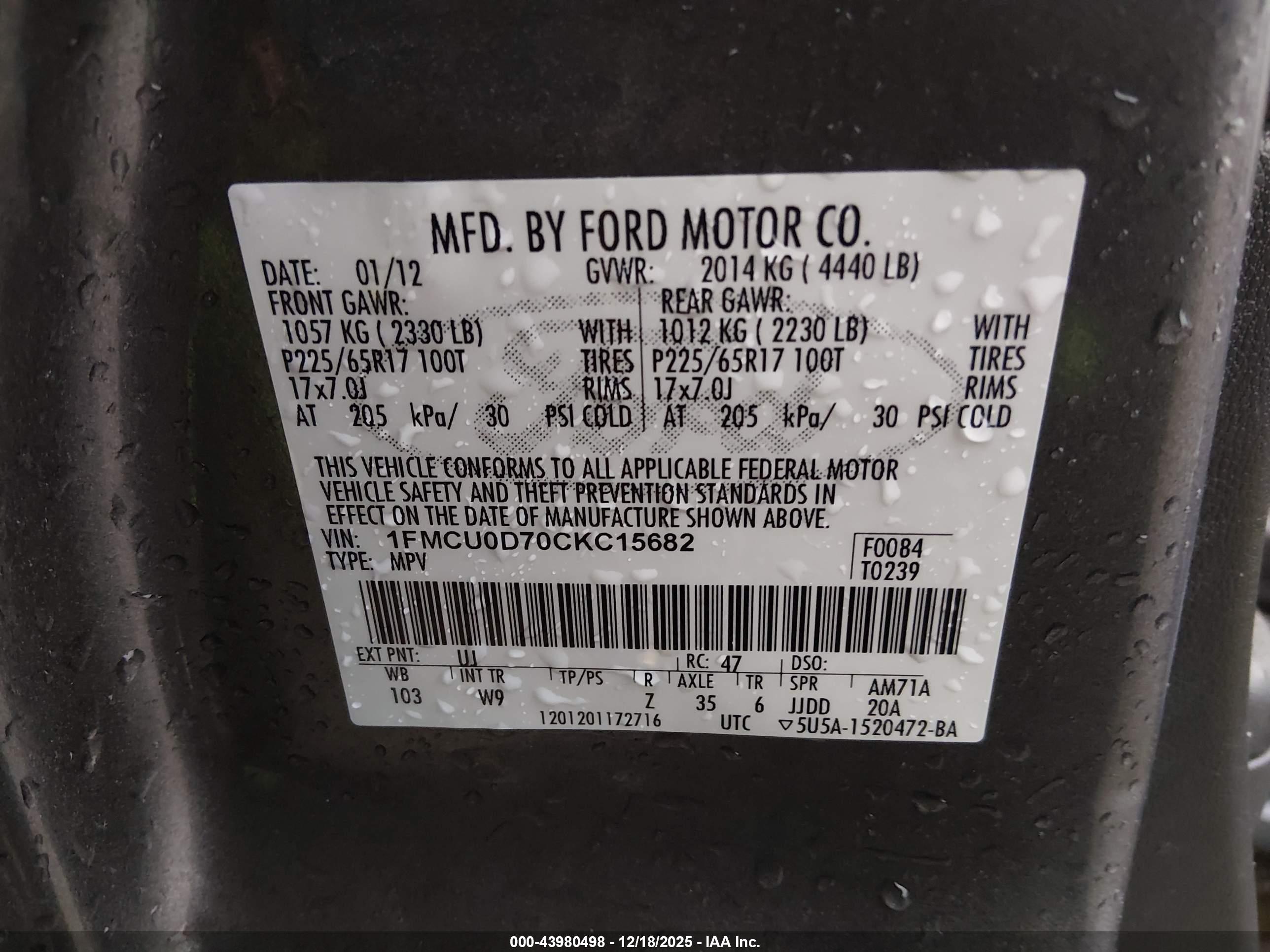 FORD ESCAPE image 9