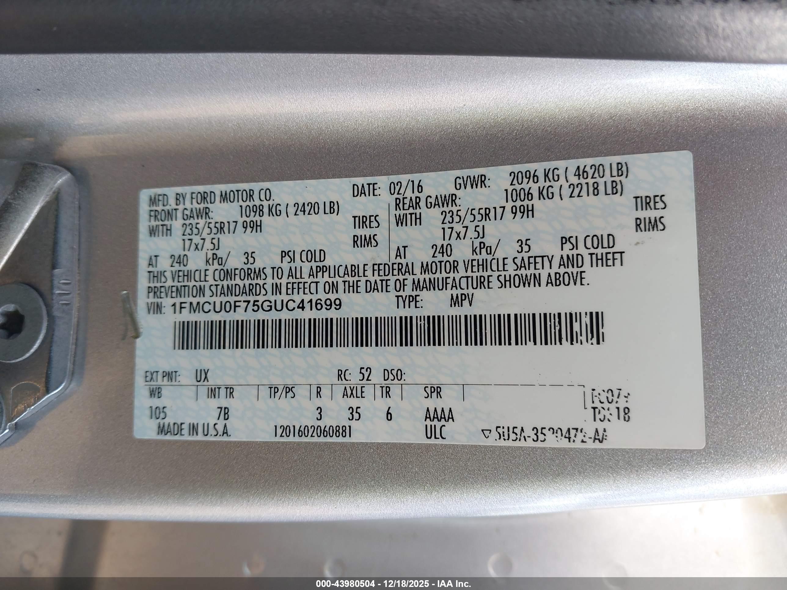 FORD ESCAPE image 9