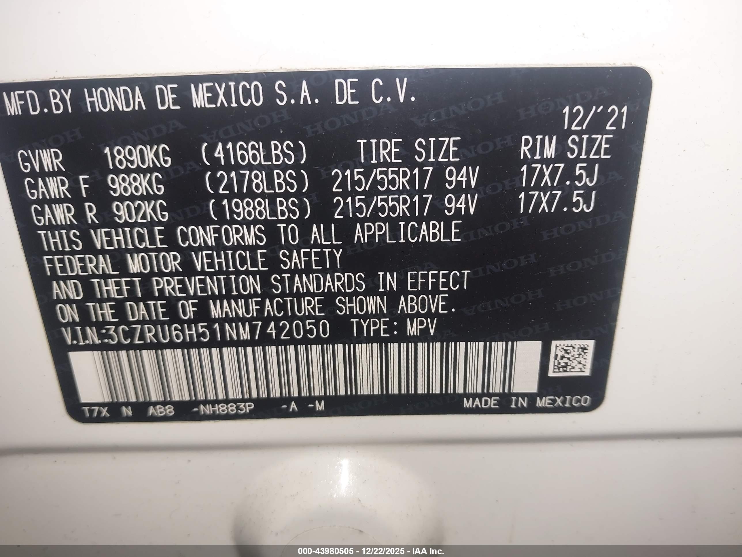 HONDA HR-V image 9