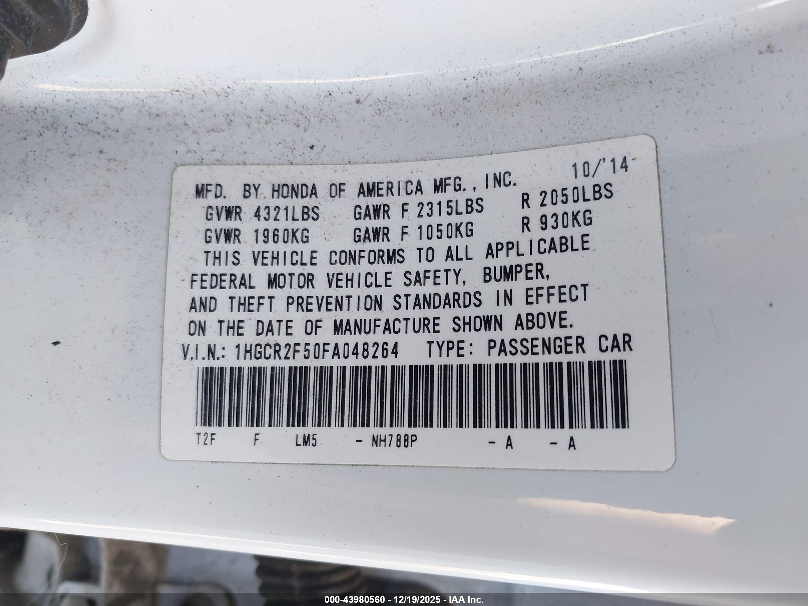 HONDA ACCORD image 9