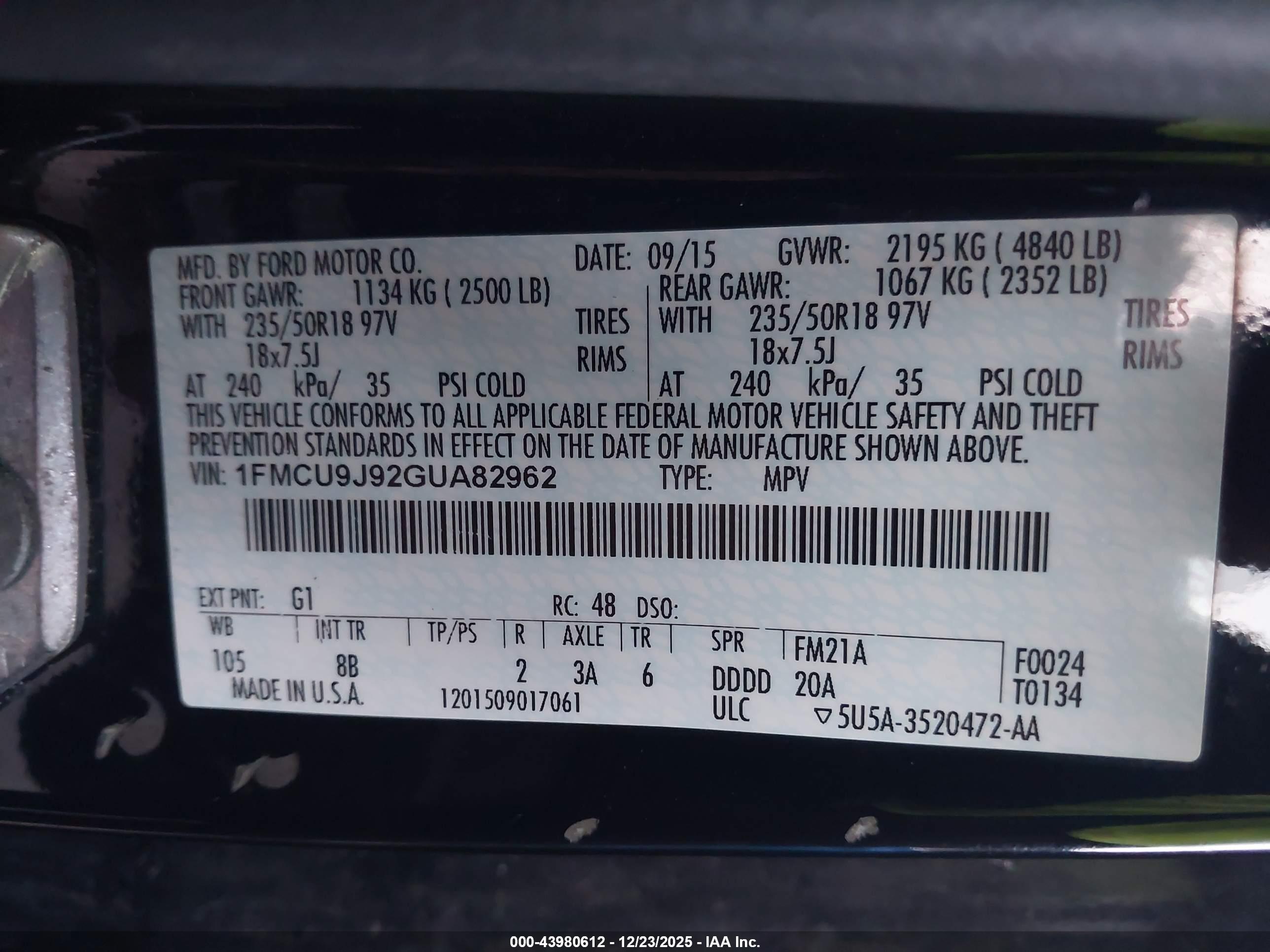 FORD ESCAPE image 9