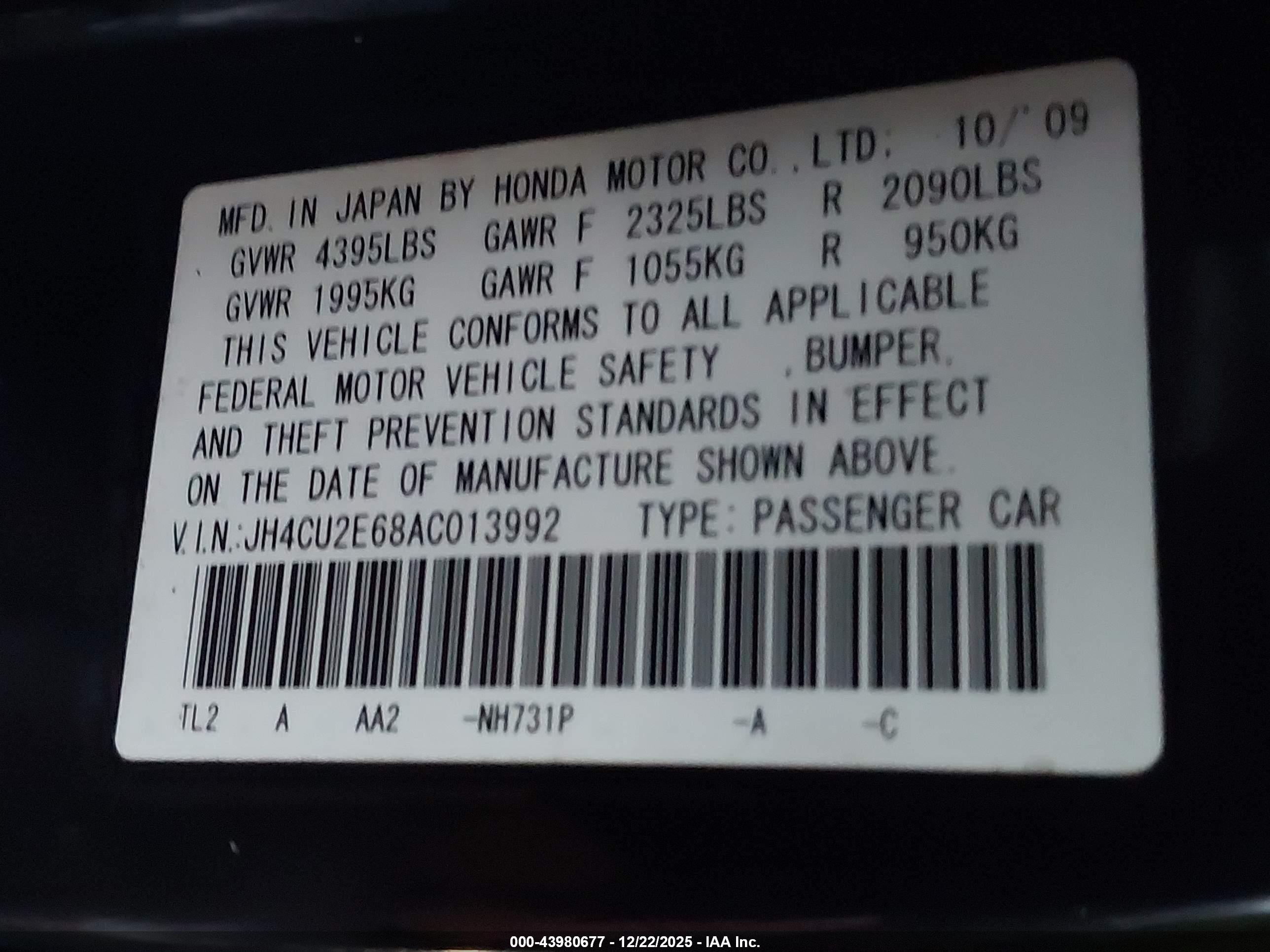 ACURA TSX image 9