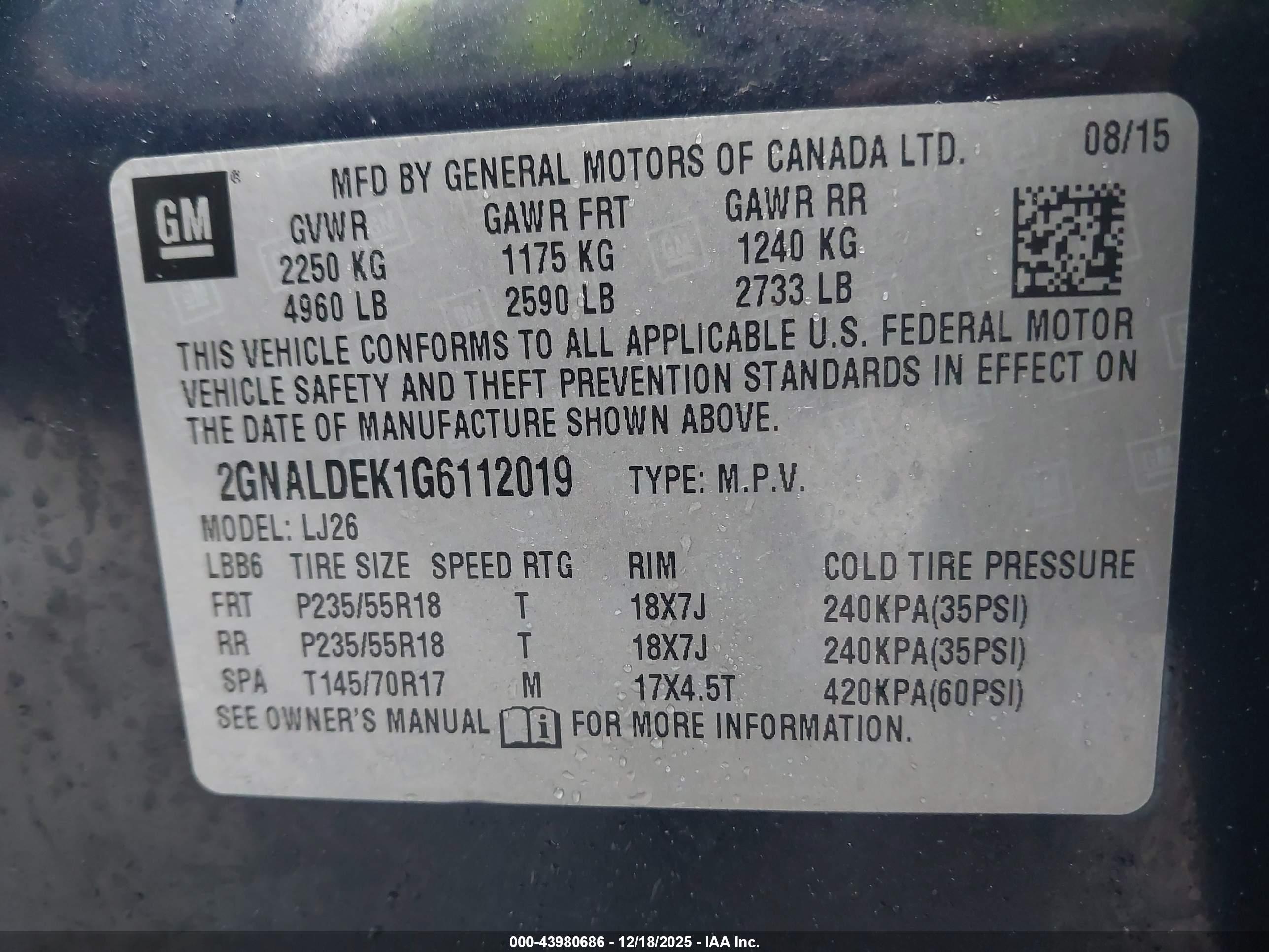 CHEVROLET EQUINOX image 9