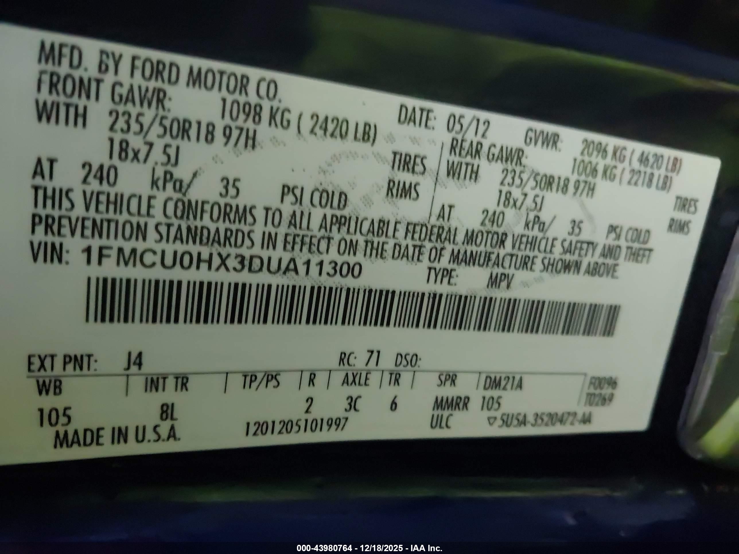 FORD ESCAPE image 9