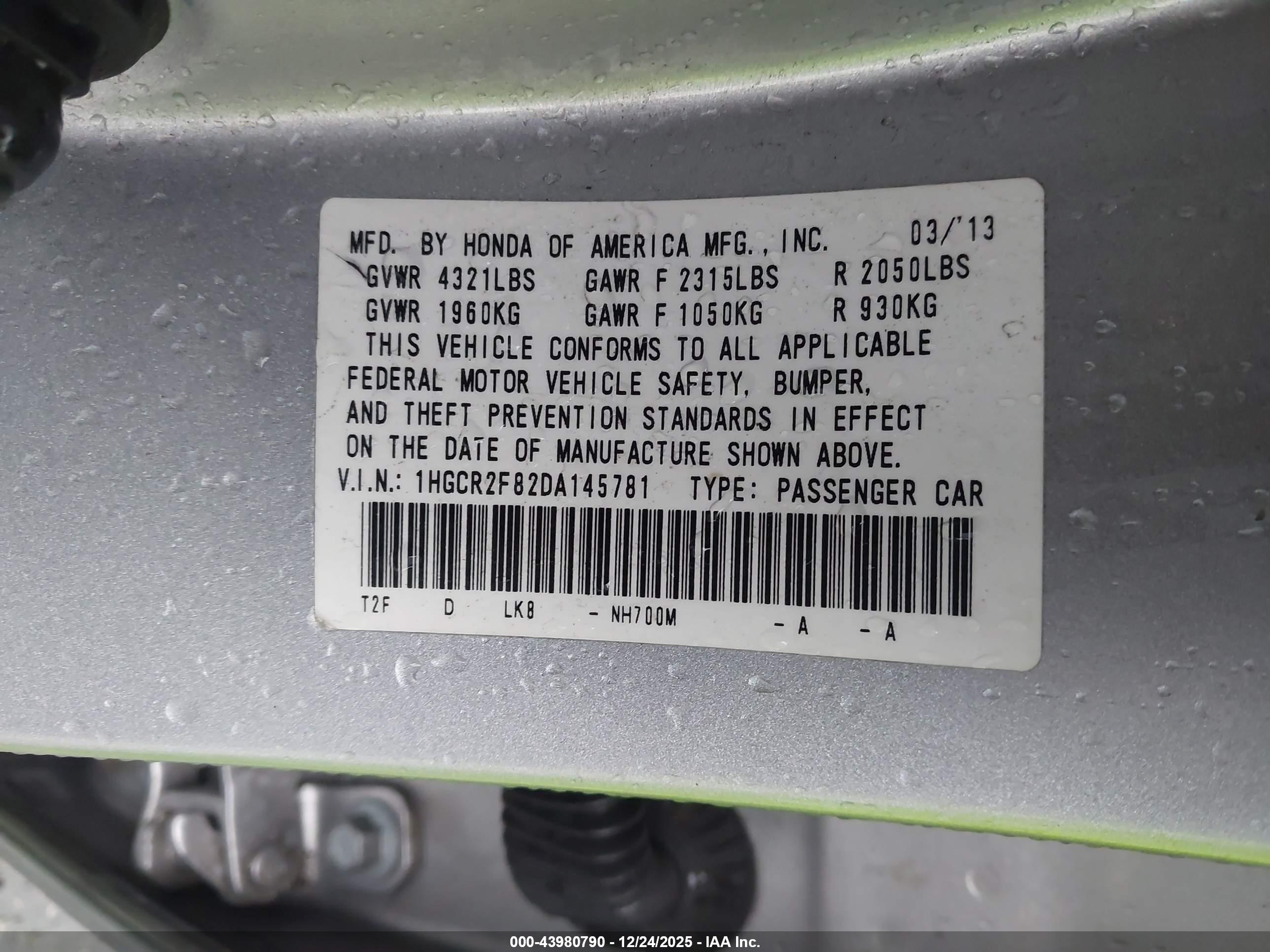 HONDA ACCORD image 9