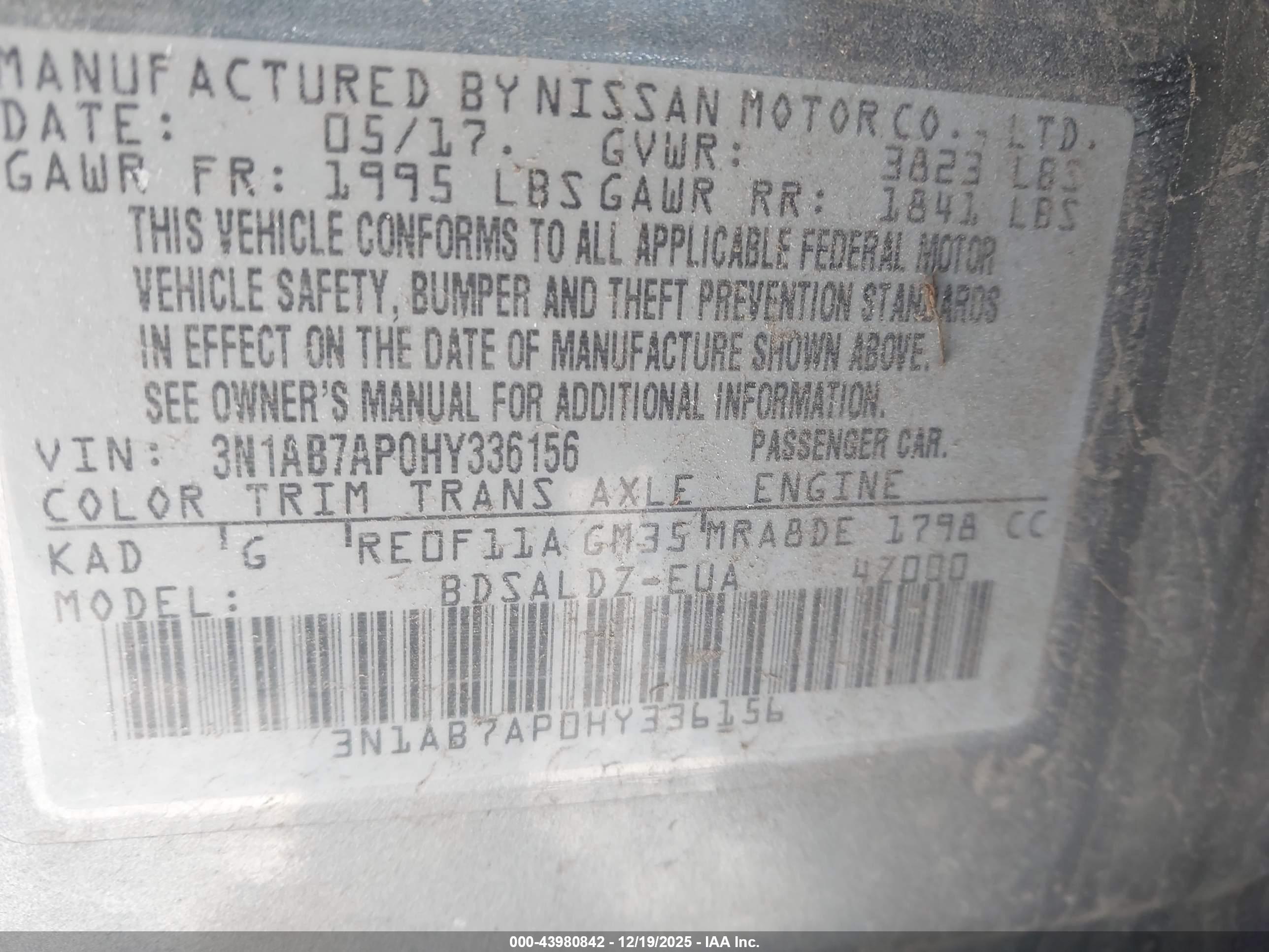 NISSAN SENTRA image 9