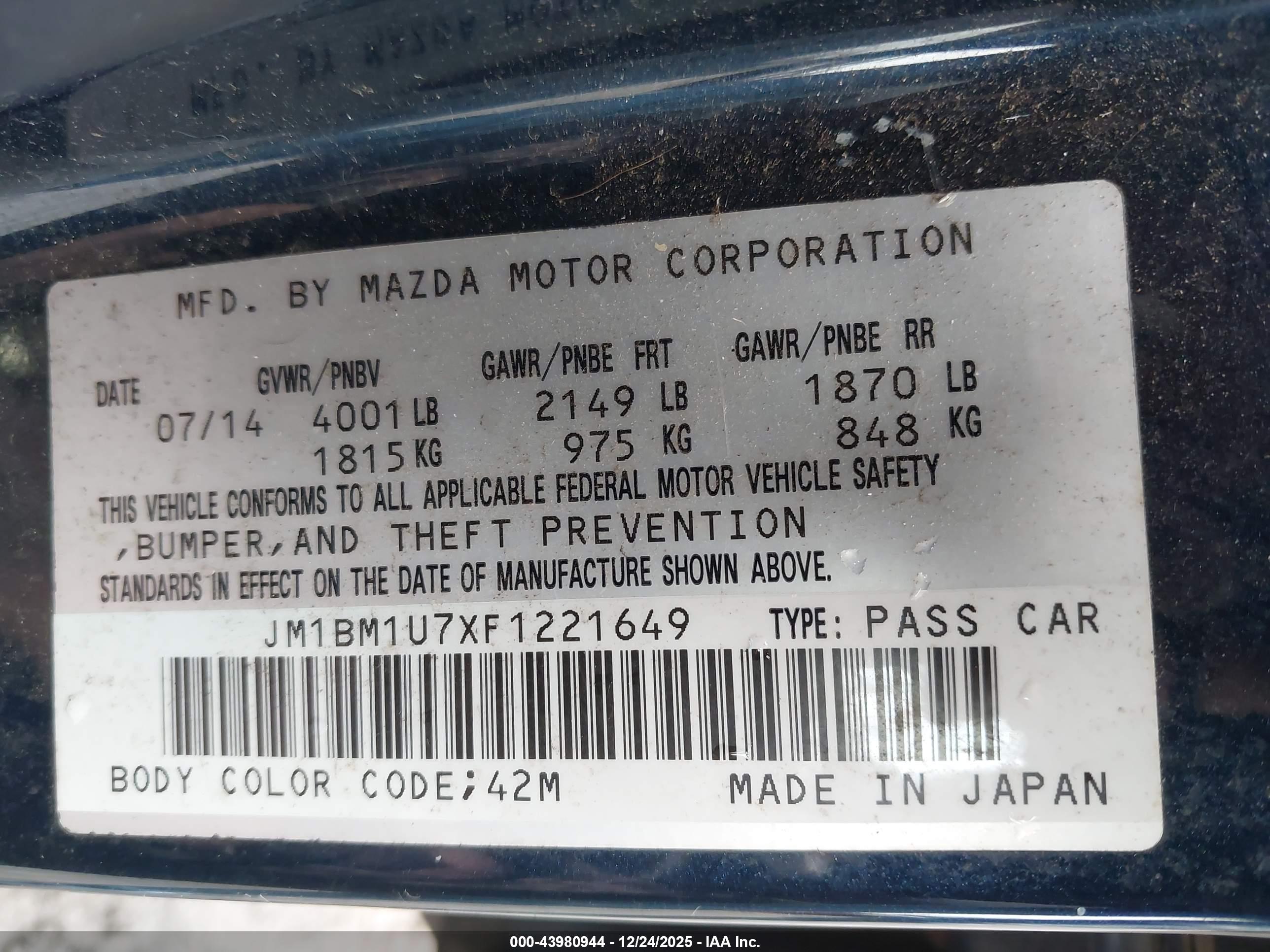 MAZDA MAZDA3 image 9
