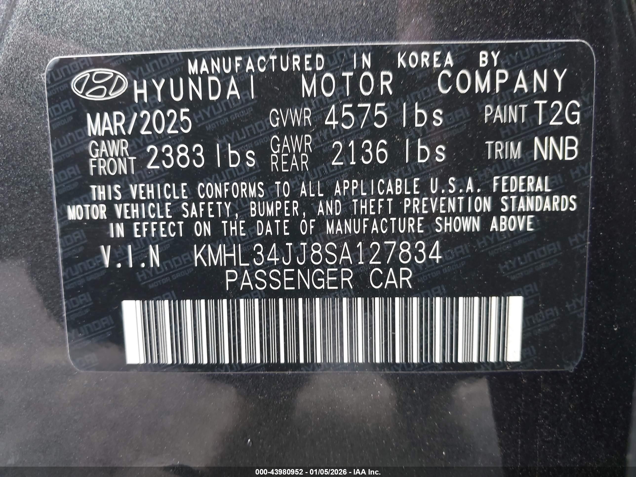 HYUNDAI SONATA image 9