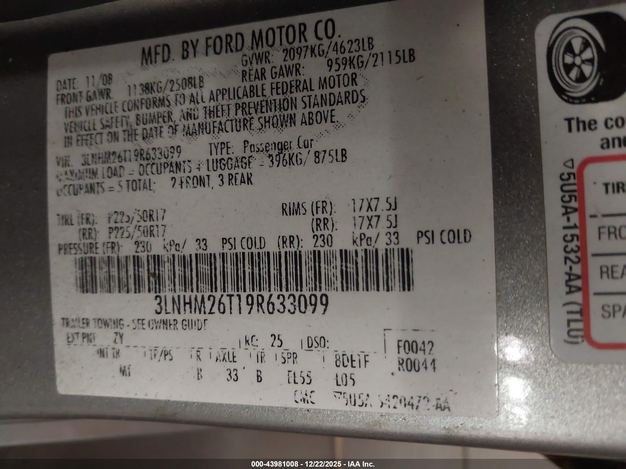LINCOLN MKZ image 9