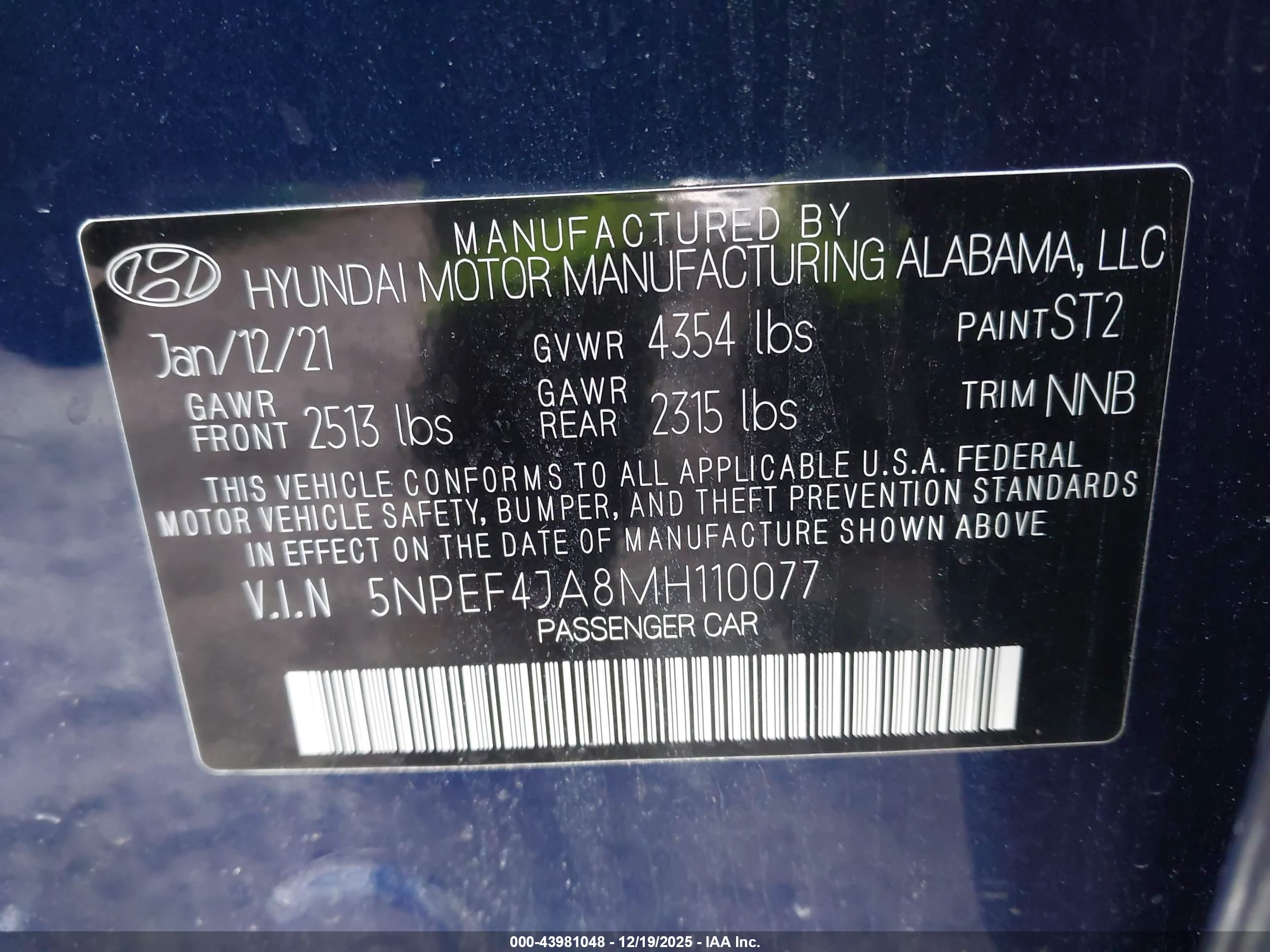 HYUNDAI SONATA image 9