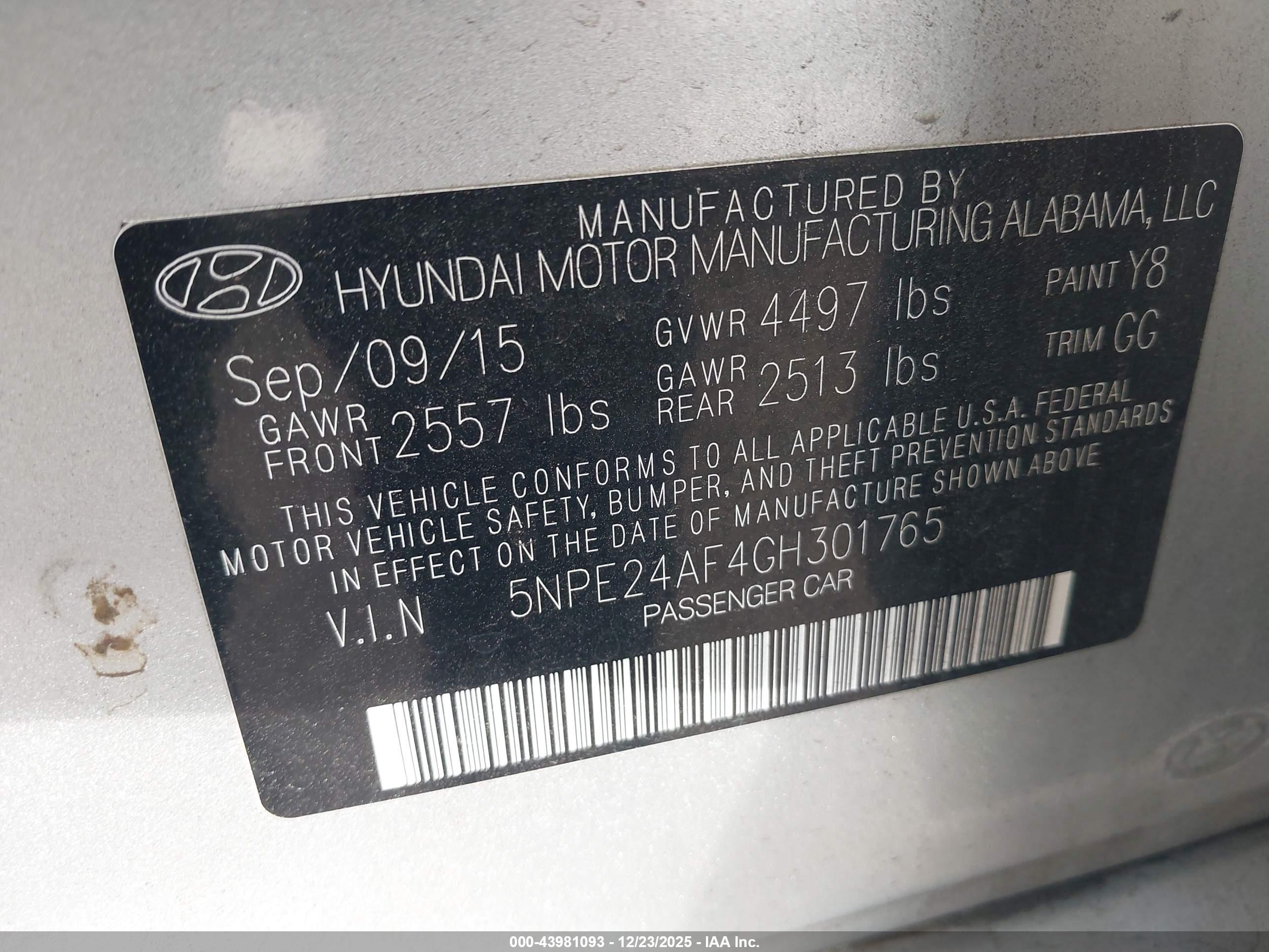 HYUNDAI SONATA image 9