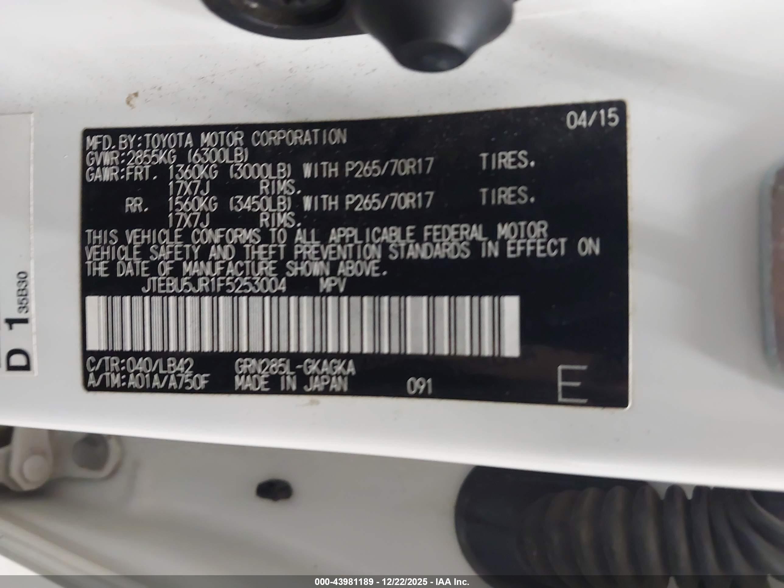 TOYOTA 4RUNNER image 9
