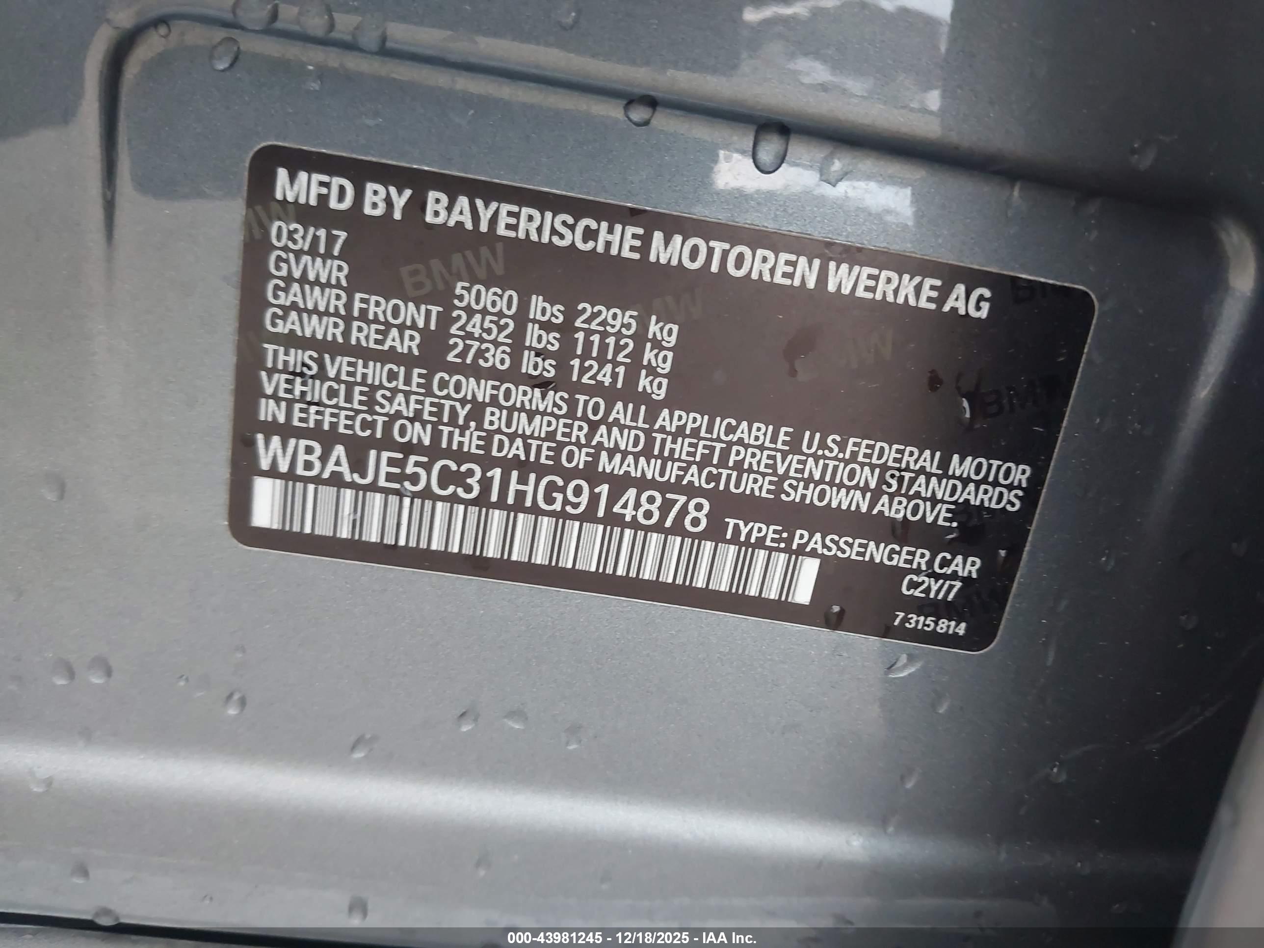 BMW 540I image 9