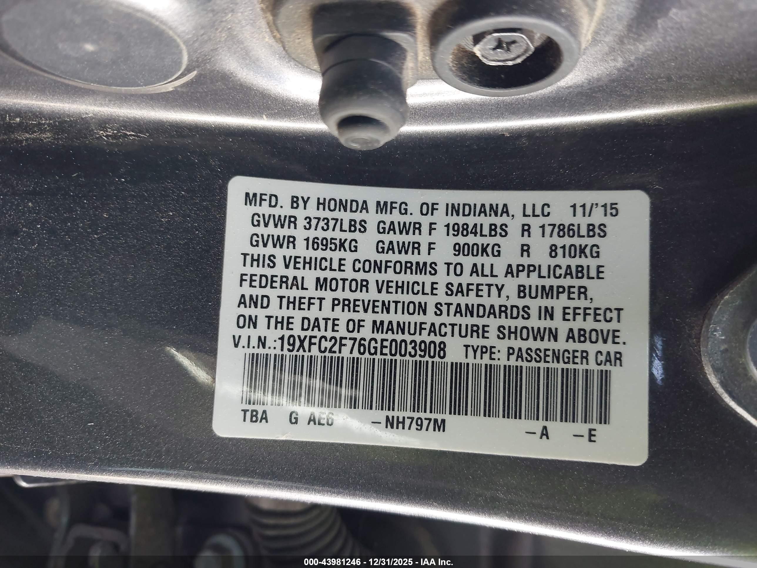 HONDA CIVIC image 9