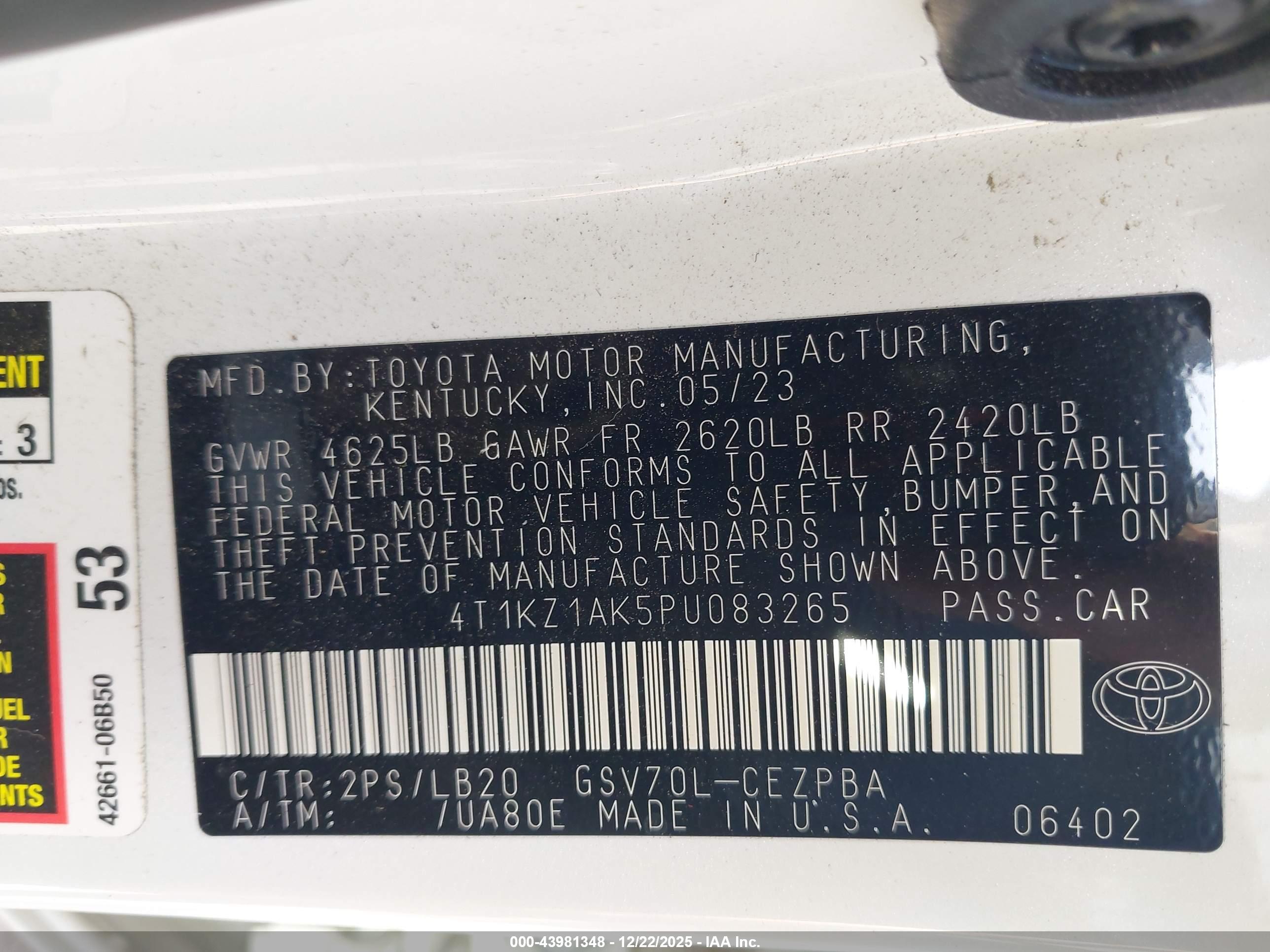 TOYOTA CAMRY image 9