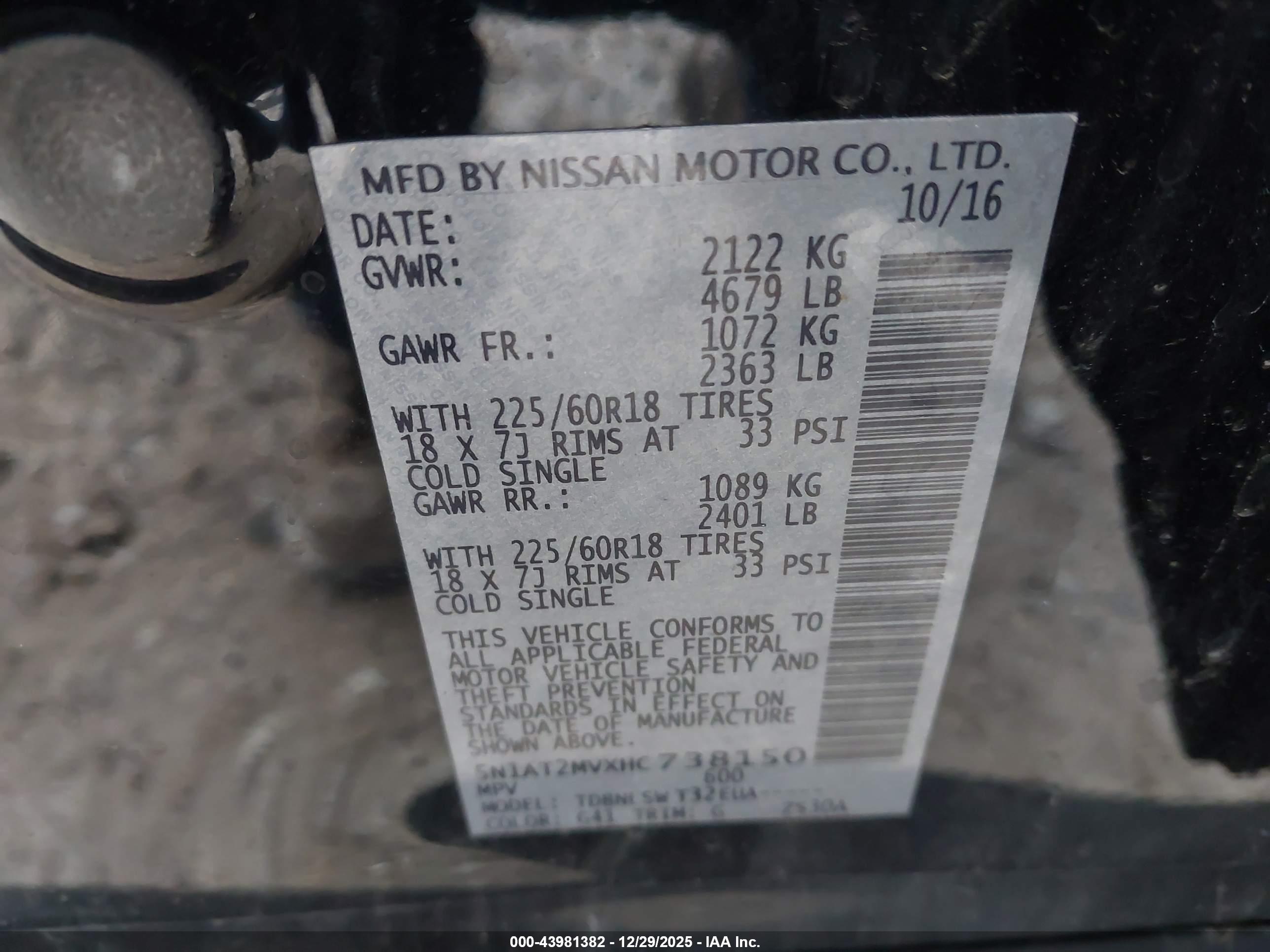 NISSAN ROGUE image 9