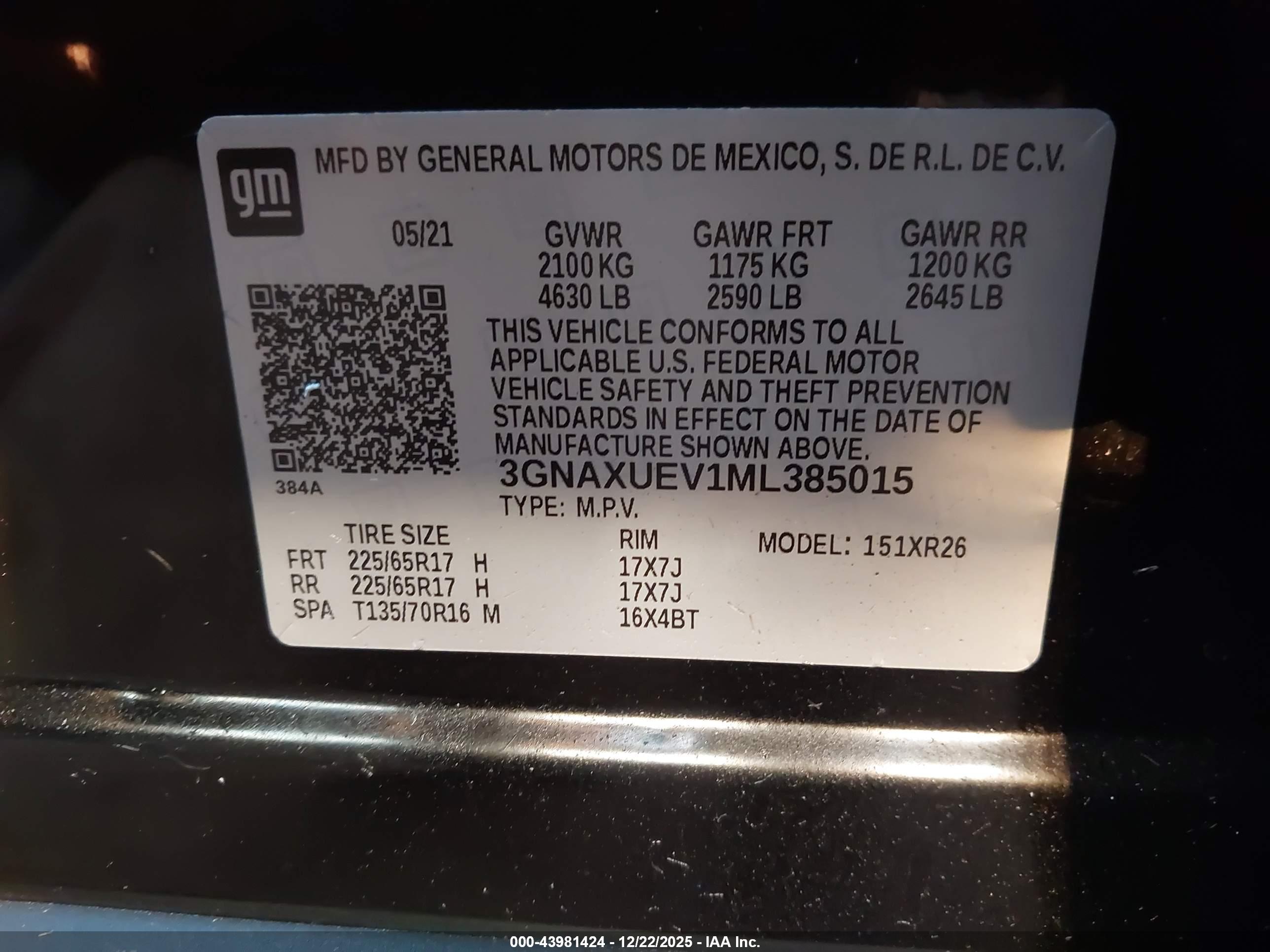 CHEVROLET EQUINOX image 9