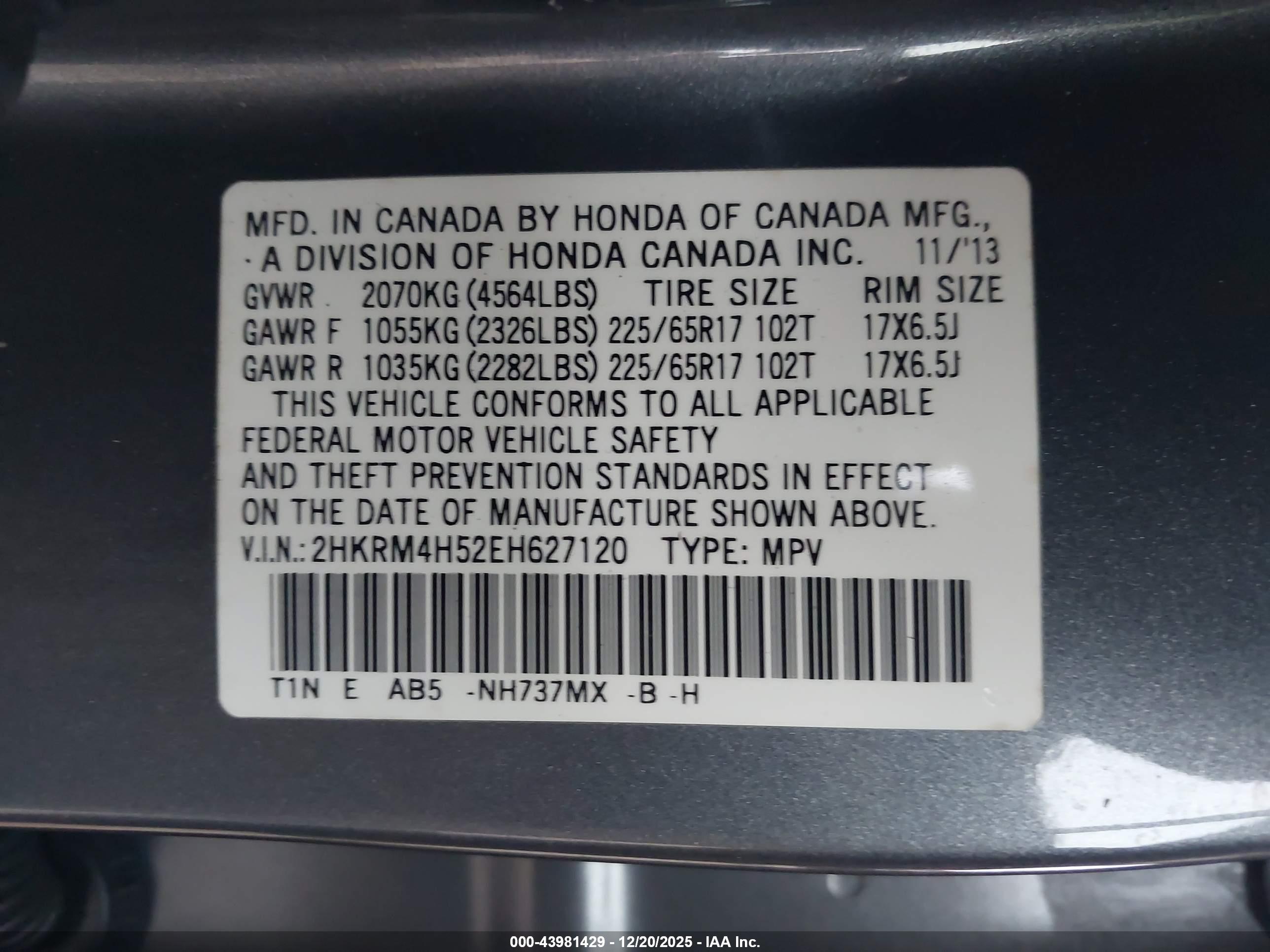 HONDA CR-V image 9