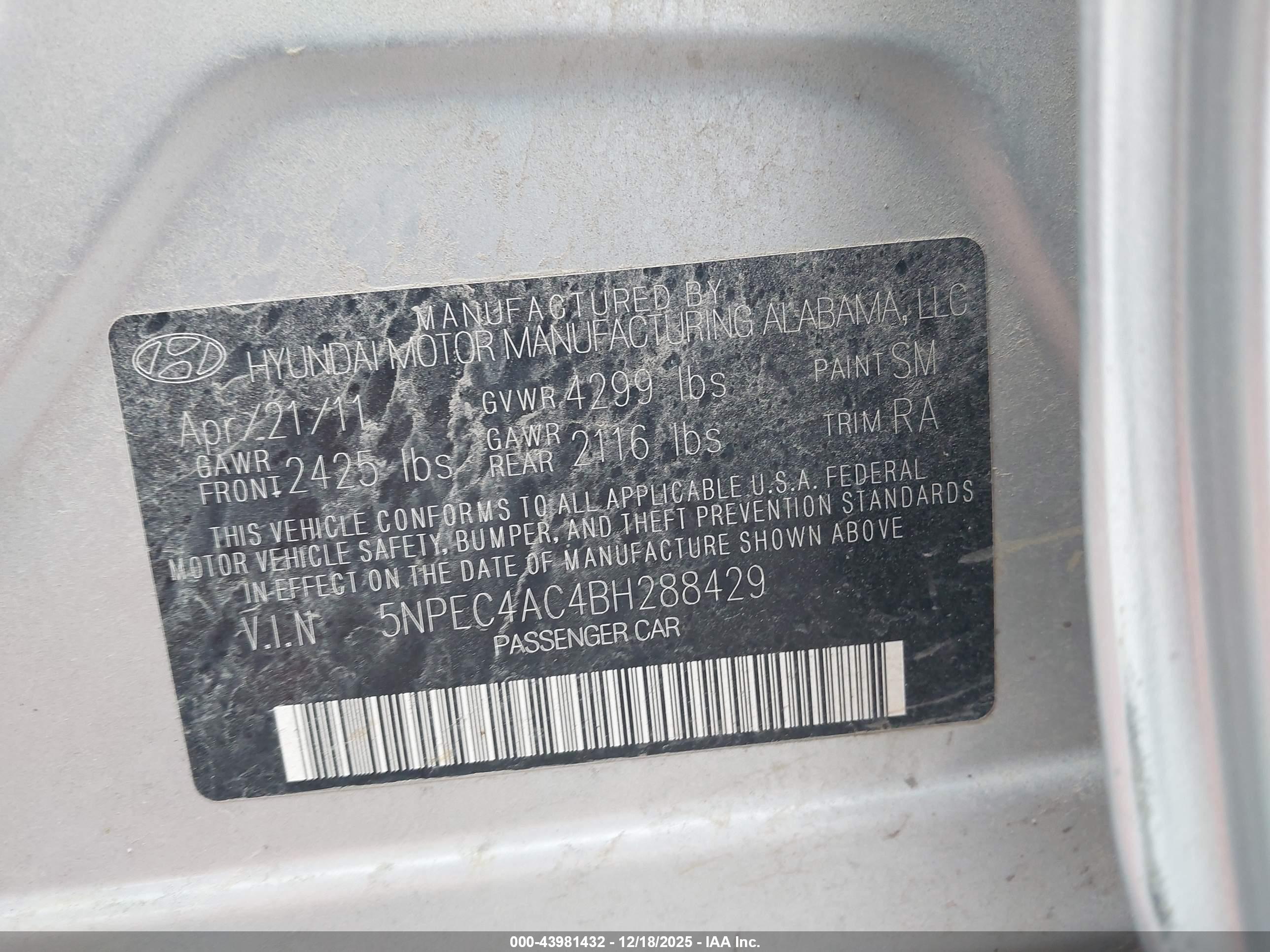 HYUNDAI SONATA image 9