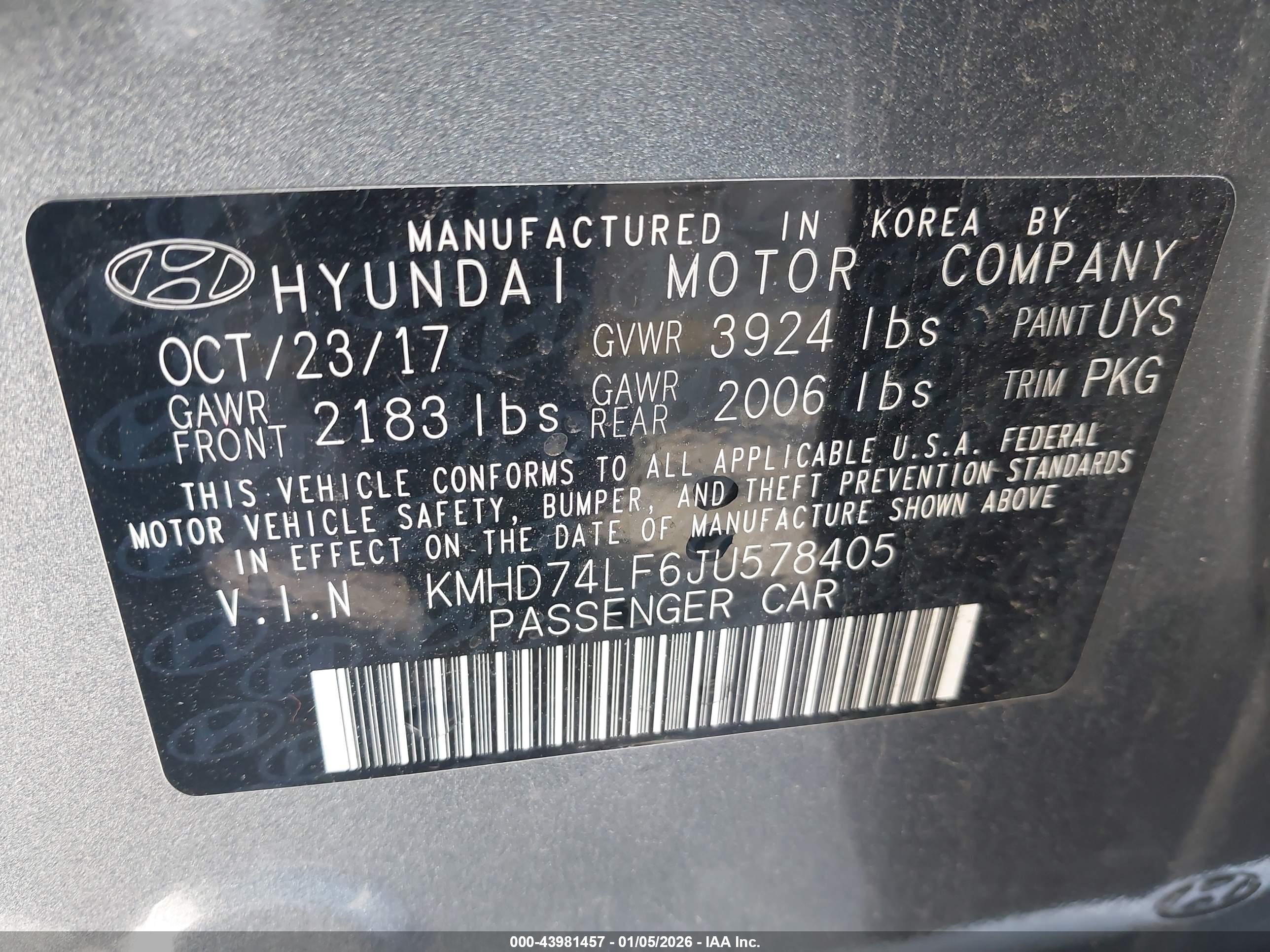 HYUNDAI ELANTRA image 9