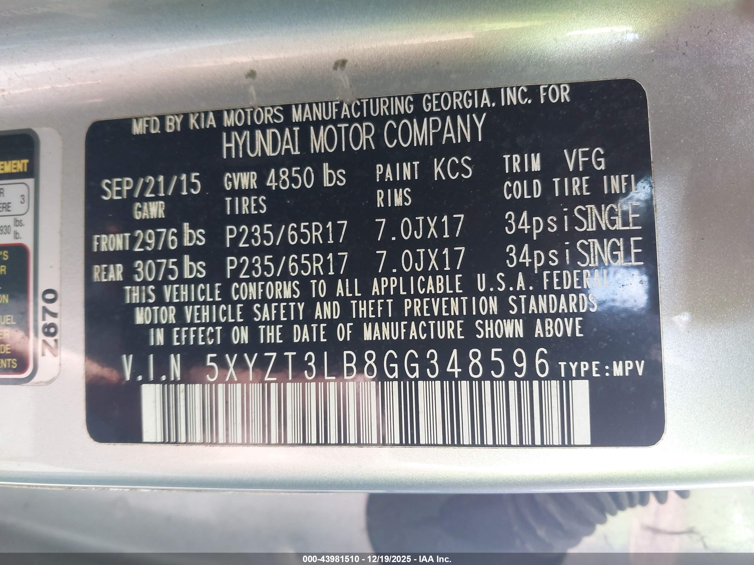 HYUNDAI SANTA image 9