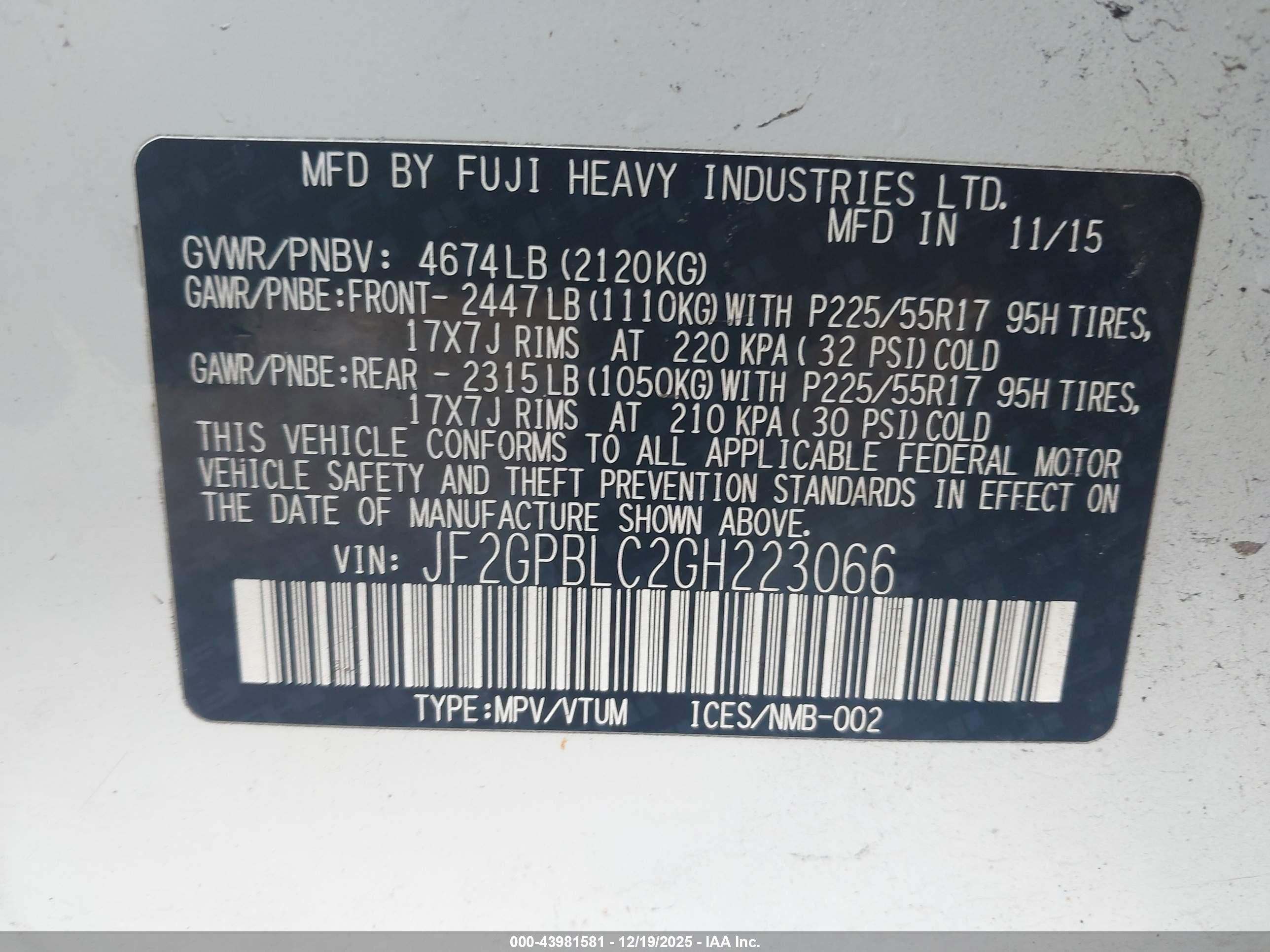 SUBARU CROSSTREK image 9
