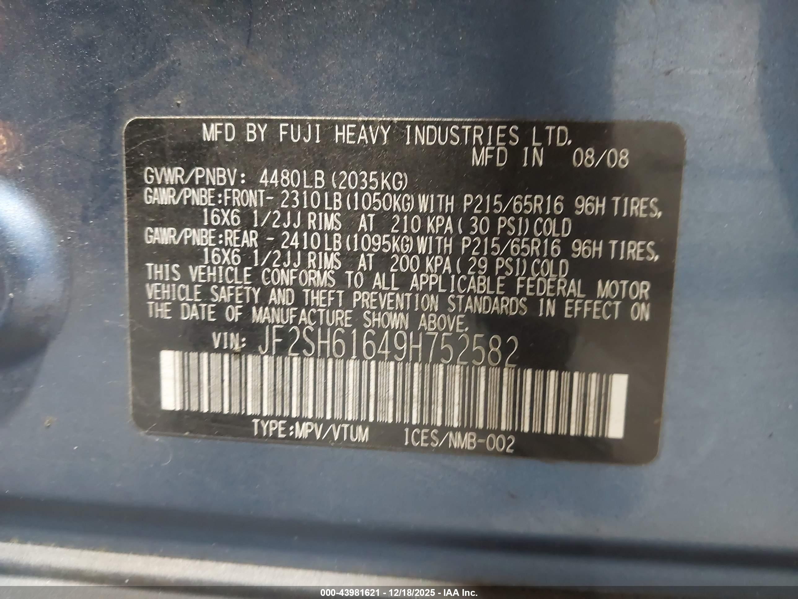 SUBARU FORESTER image 9