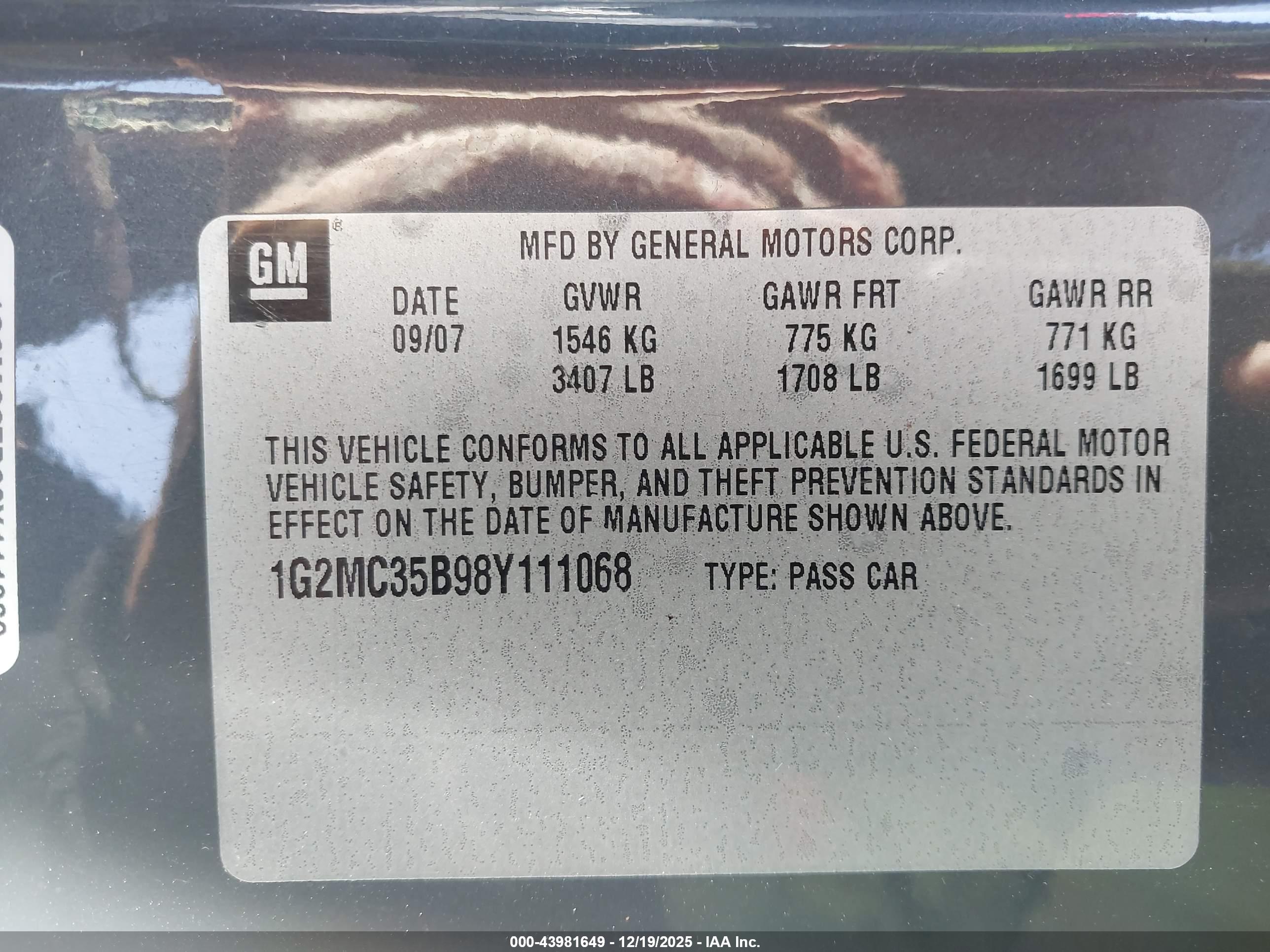 PONTIAC SOLSTICE image 9