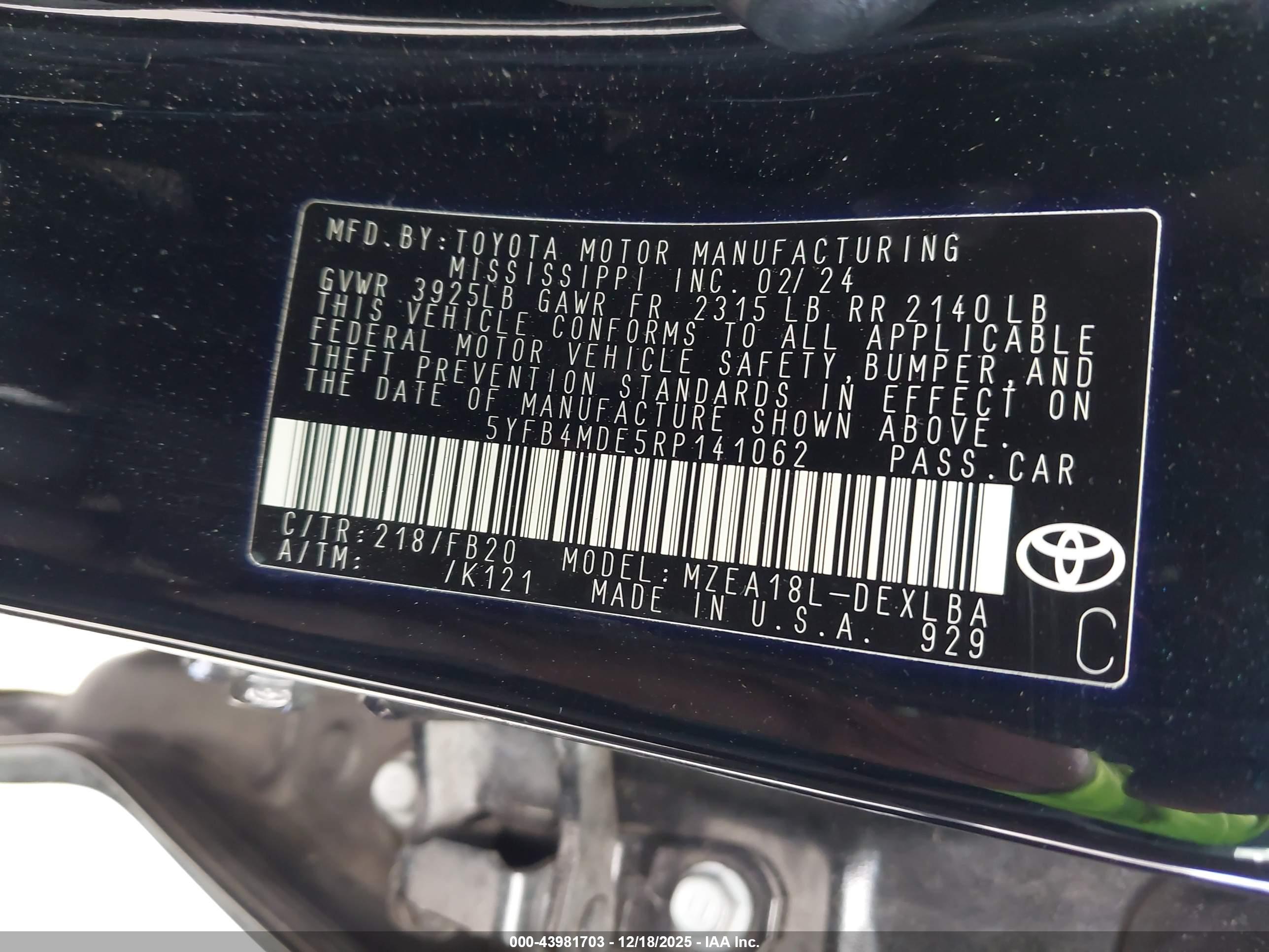 TOYOTA COROLLA image 9