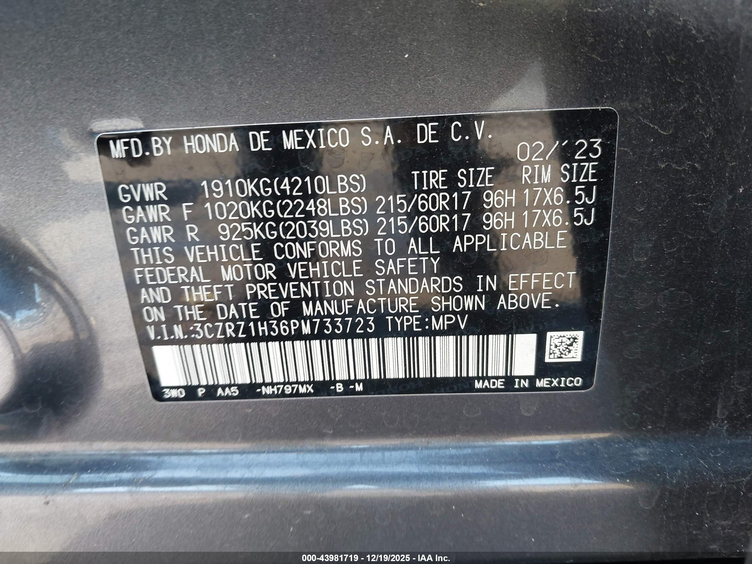 HONDA HR-V image 9