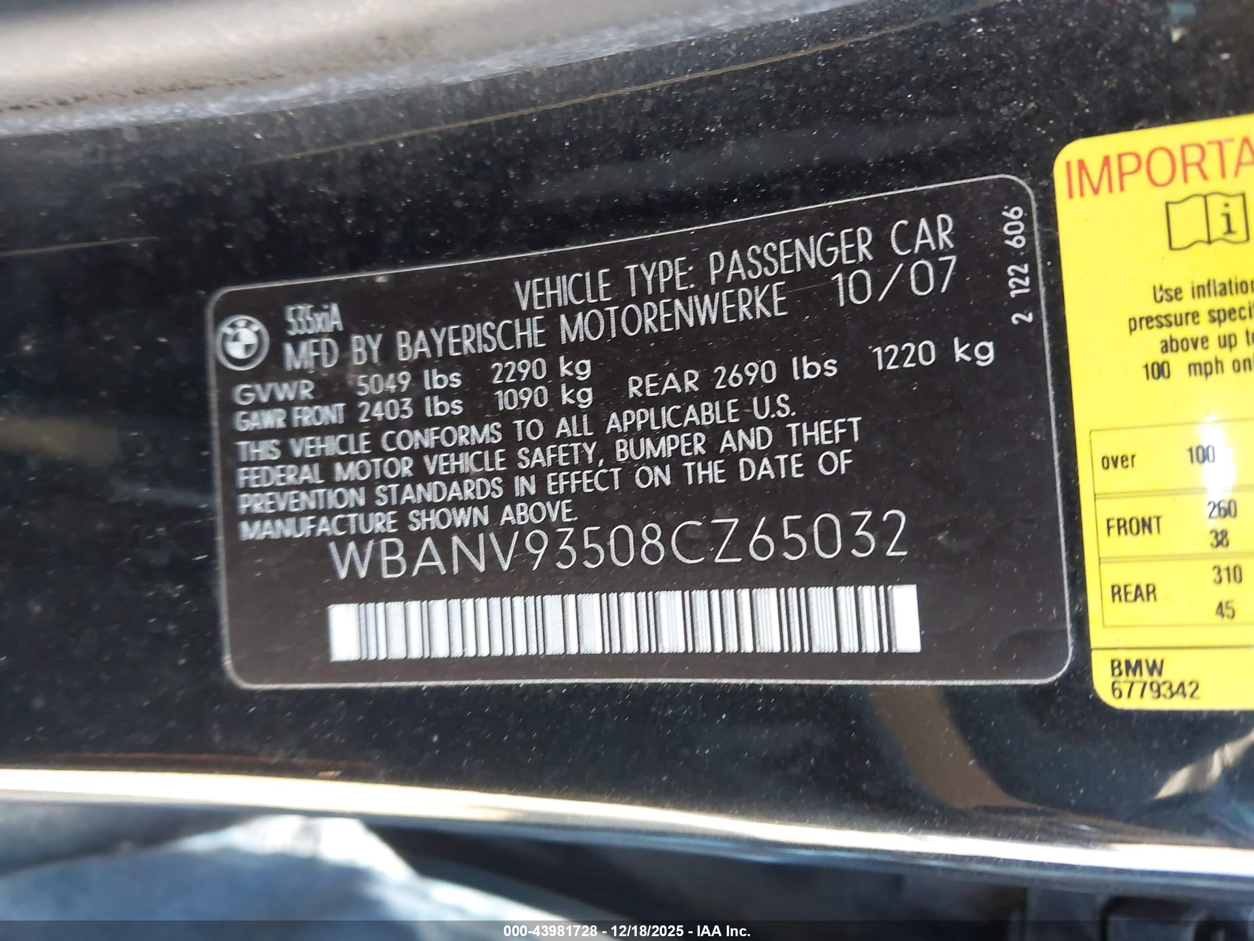 BMW 535XI image 9