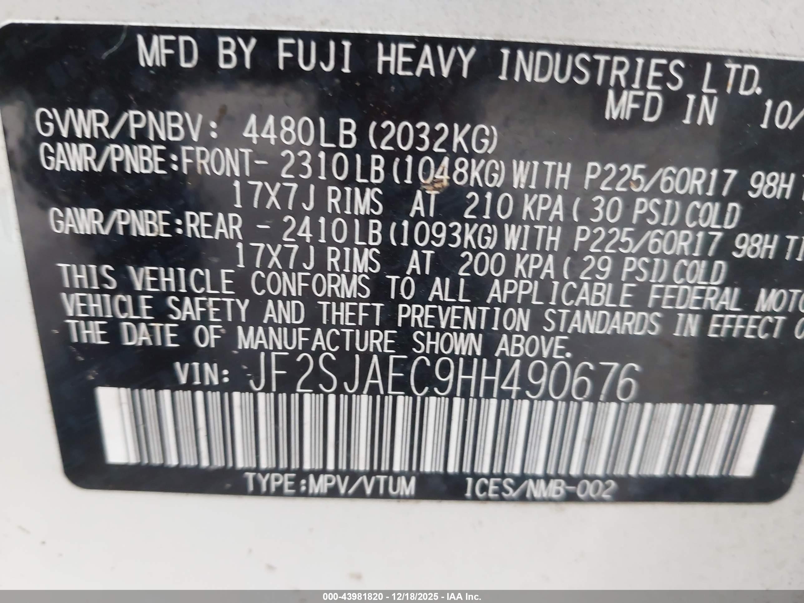 SUBARU FORESTER image 9