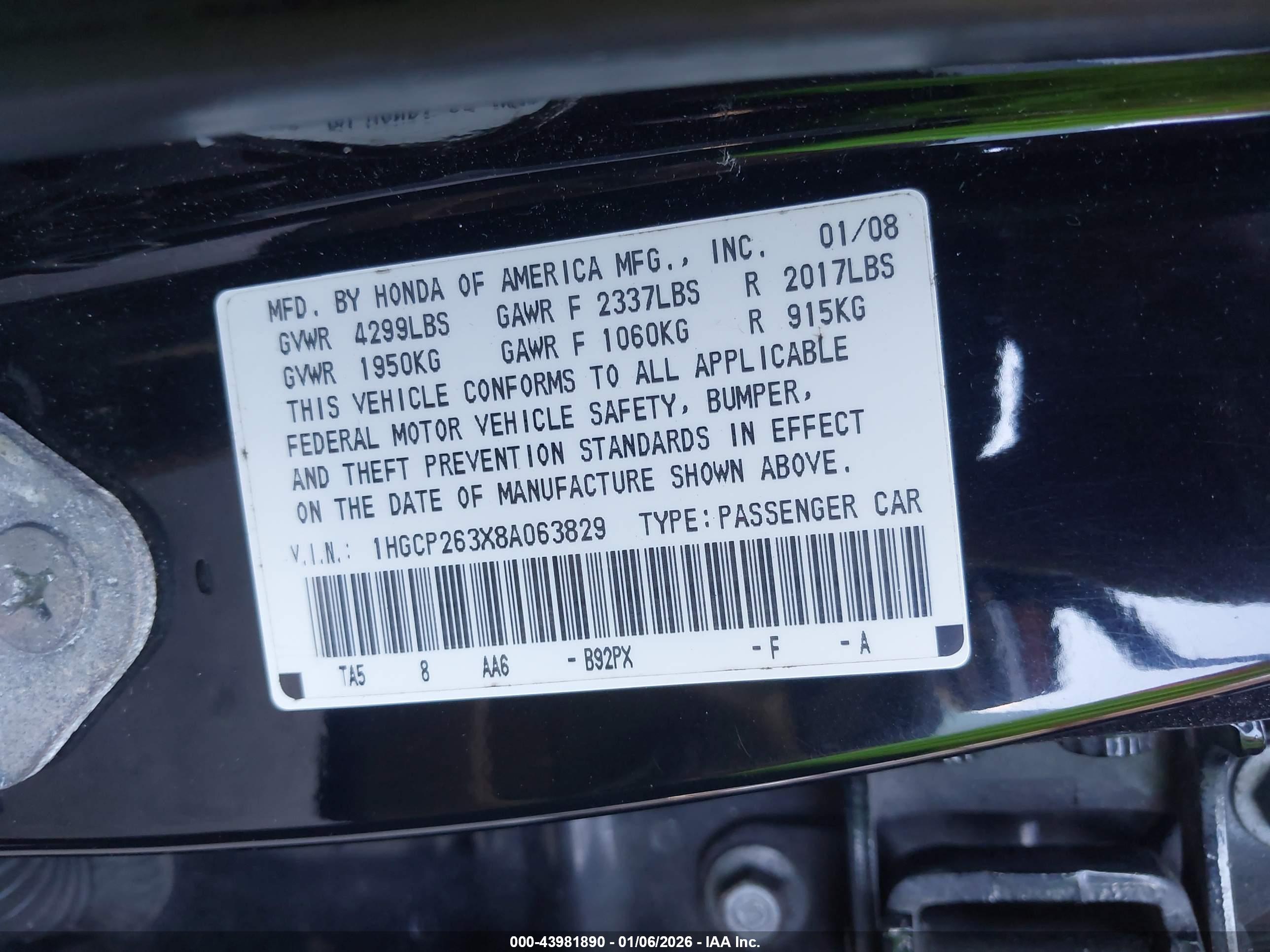 HONDA ACCORD image 9