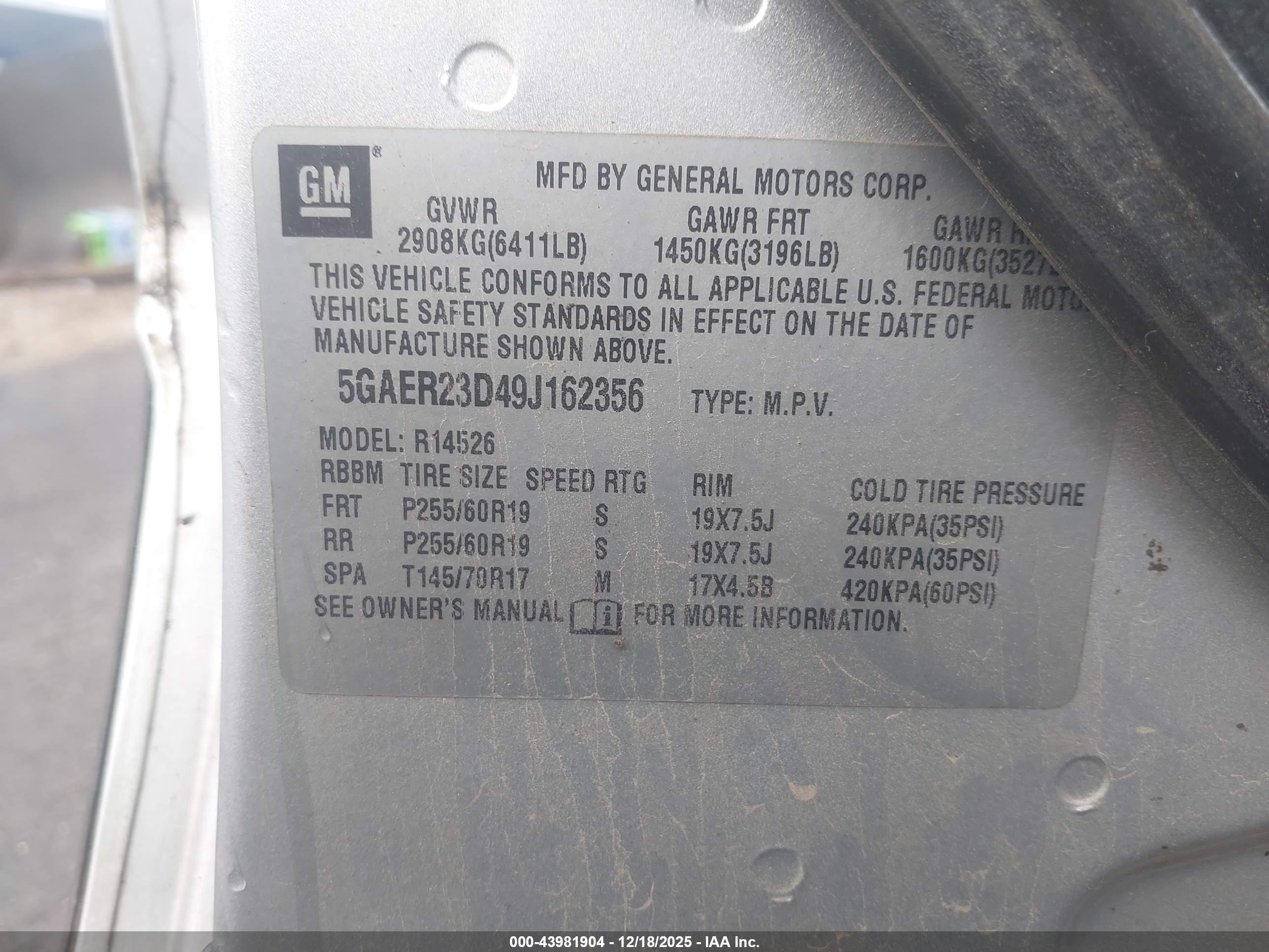 BUICK ENCLAVE image 9