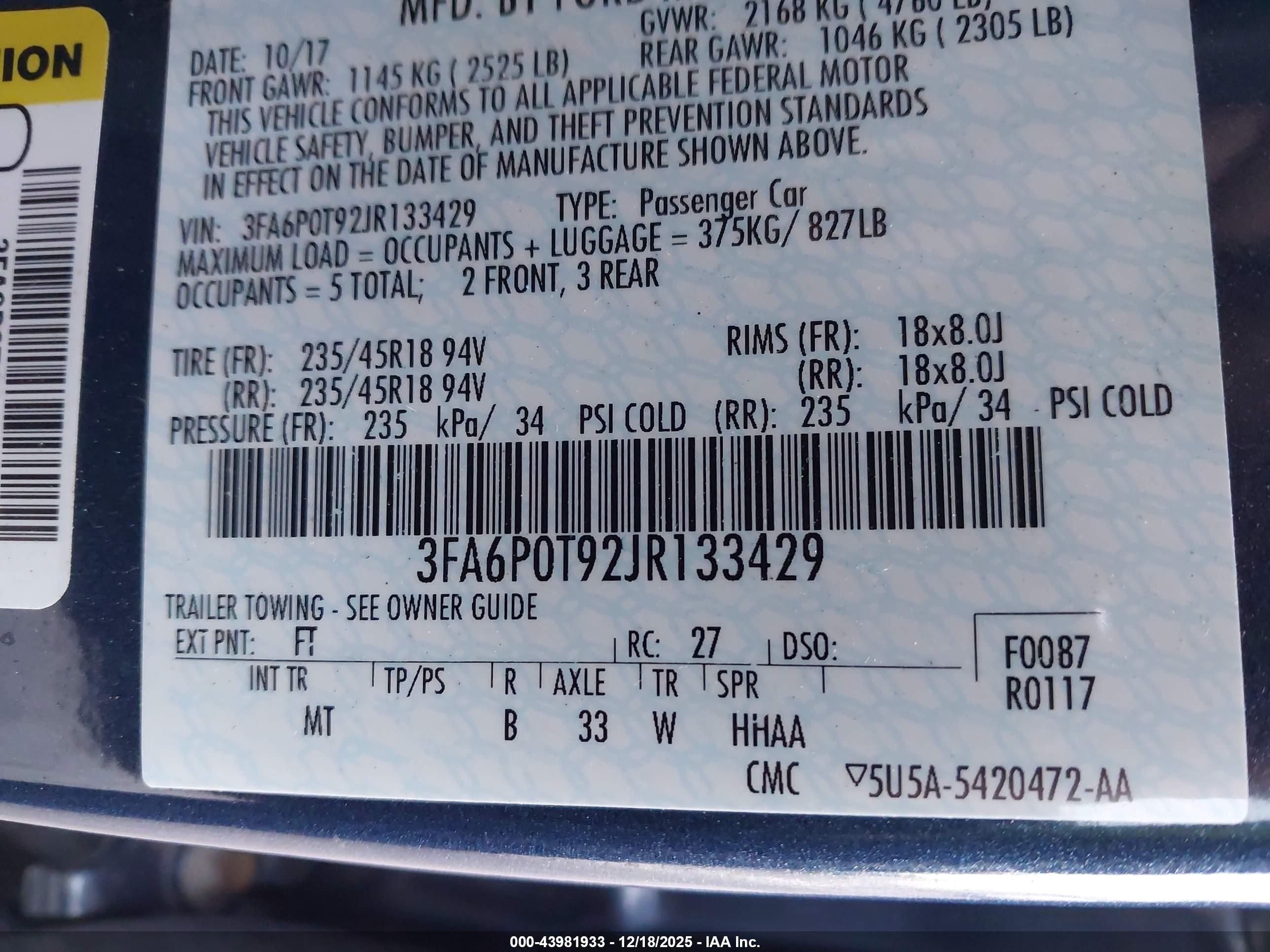 FORD FUSION image 9